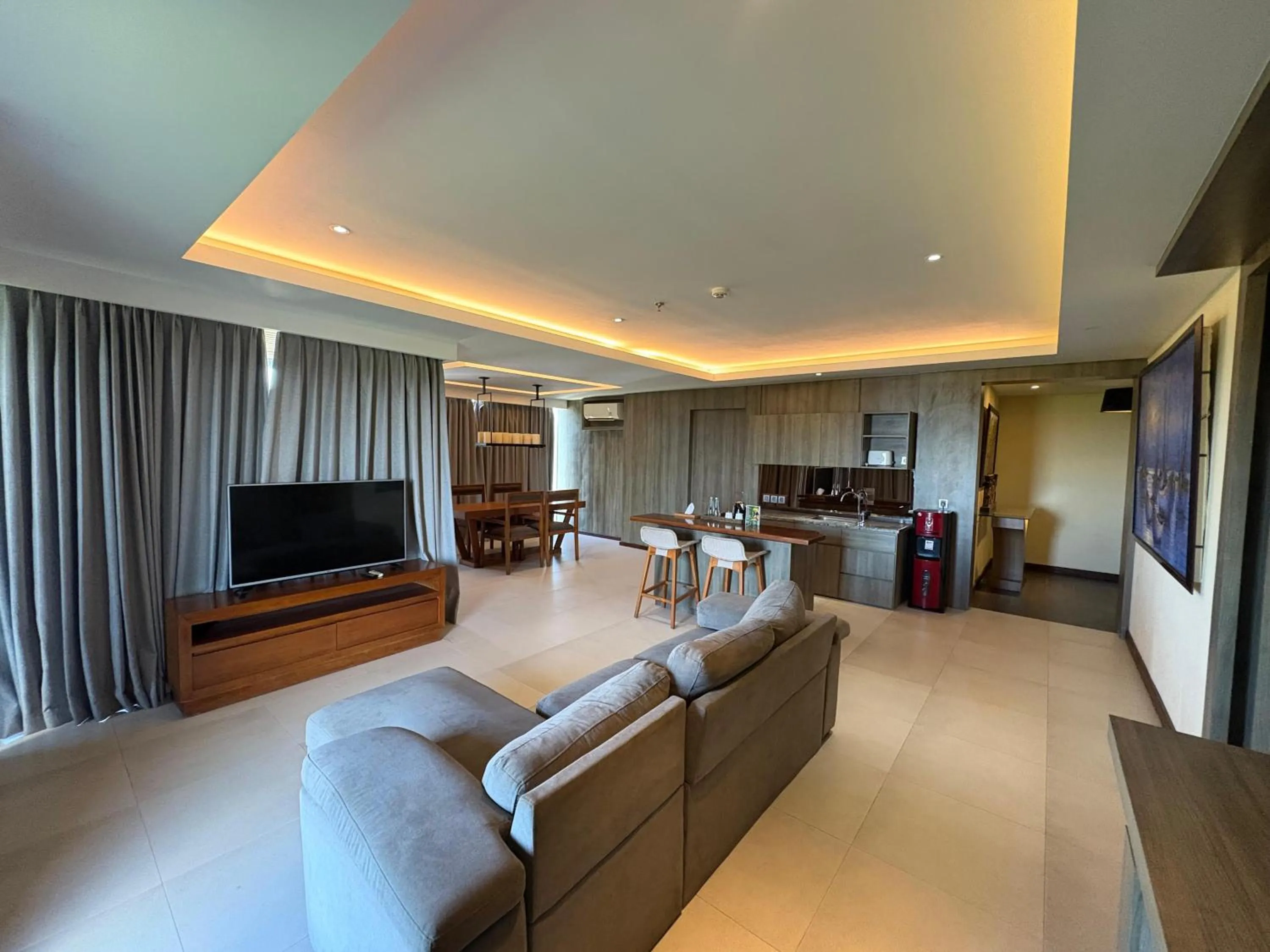 Living room in The Crystal Luxury Bay Resort Nusa Dua