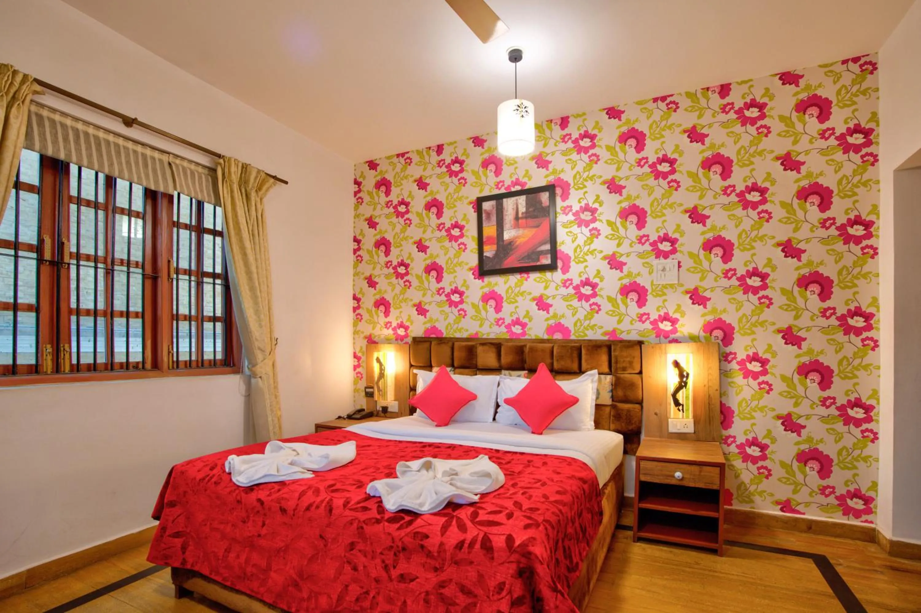 Bedroom, Bed in Resort Martins Siesta , A Portuguese Heritage Resort in Calangute