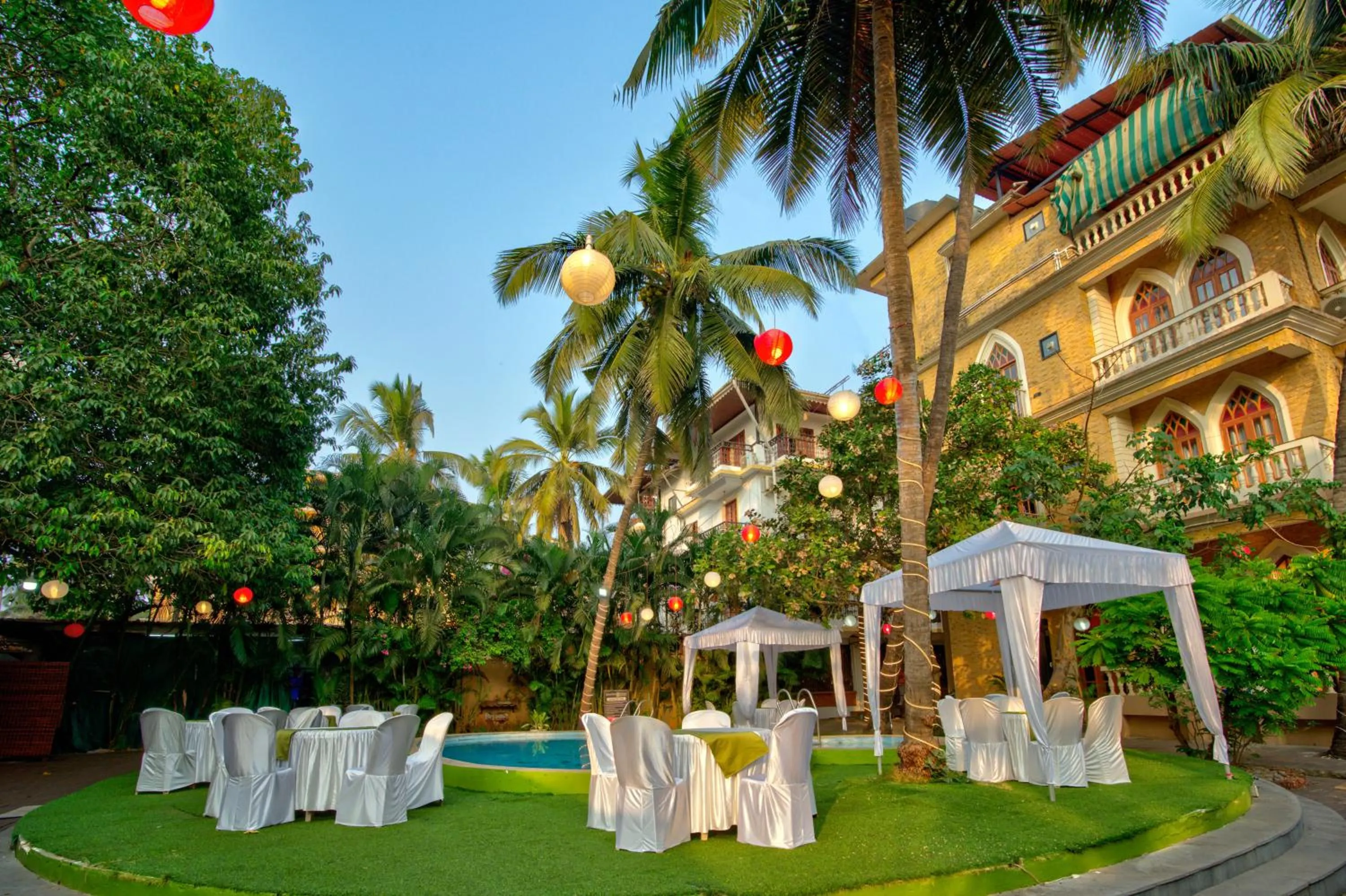 Swimming pool in Resort Martins Siesta , A Portuguese Heritage Resort in Calangute