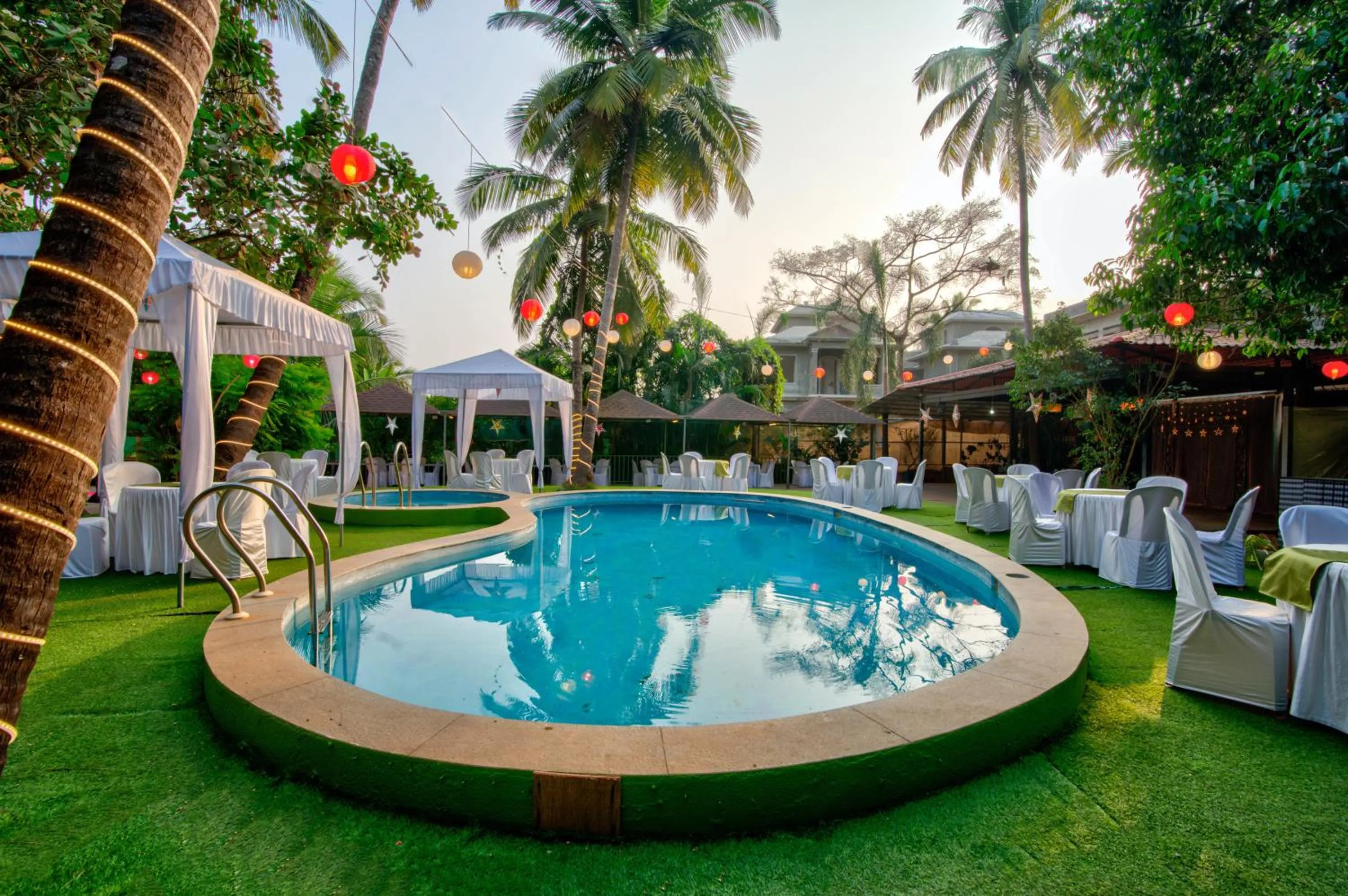 Swimming pool in Resort Martins Siesta , A Portuguese Heritage Resort in Calangute