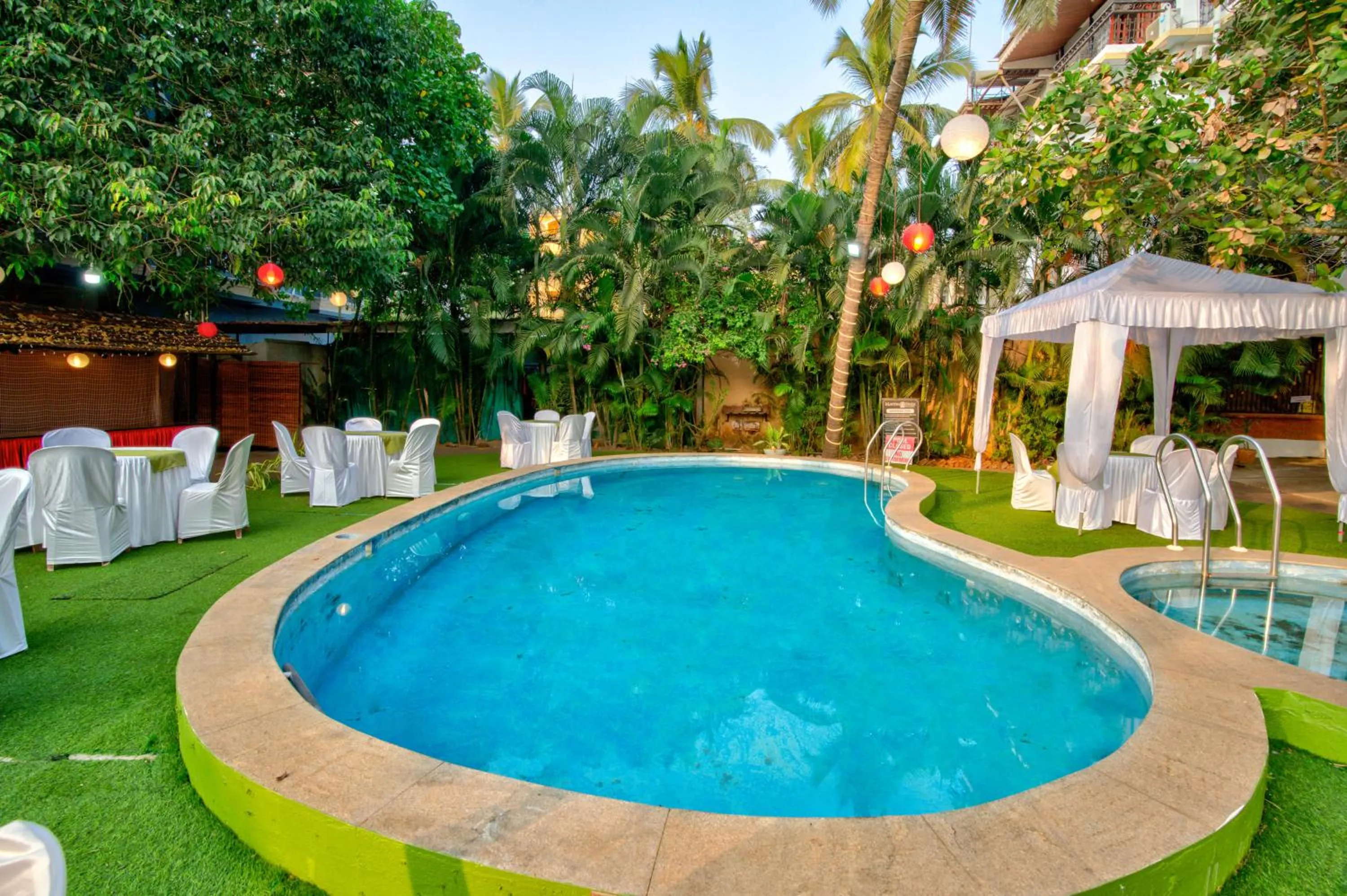Swimming pool in Resort Martins Siesta , A Portuguese Heritage Resort in Calangute