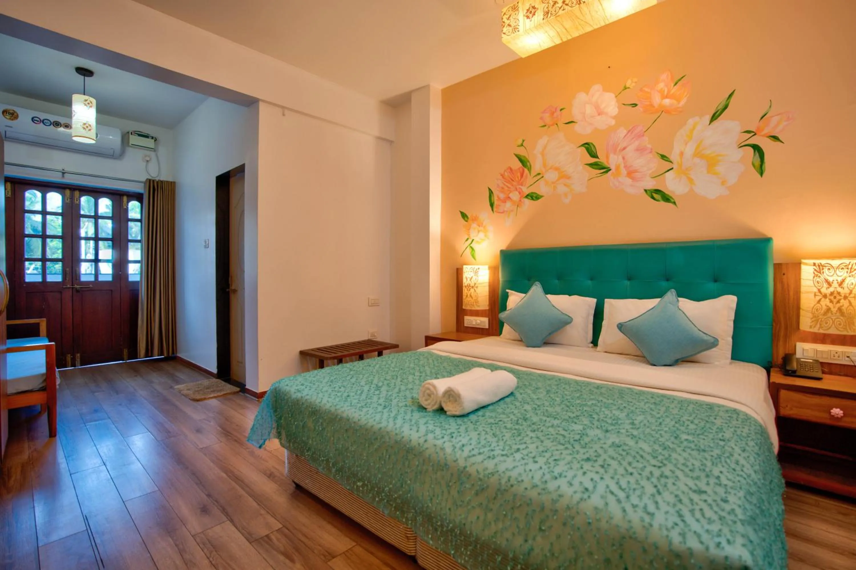 Bed in Resort Martins Siesta , A Portuguese Heritage Resort in Calangute