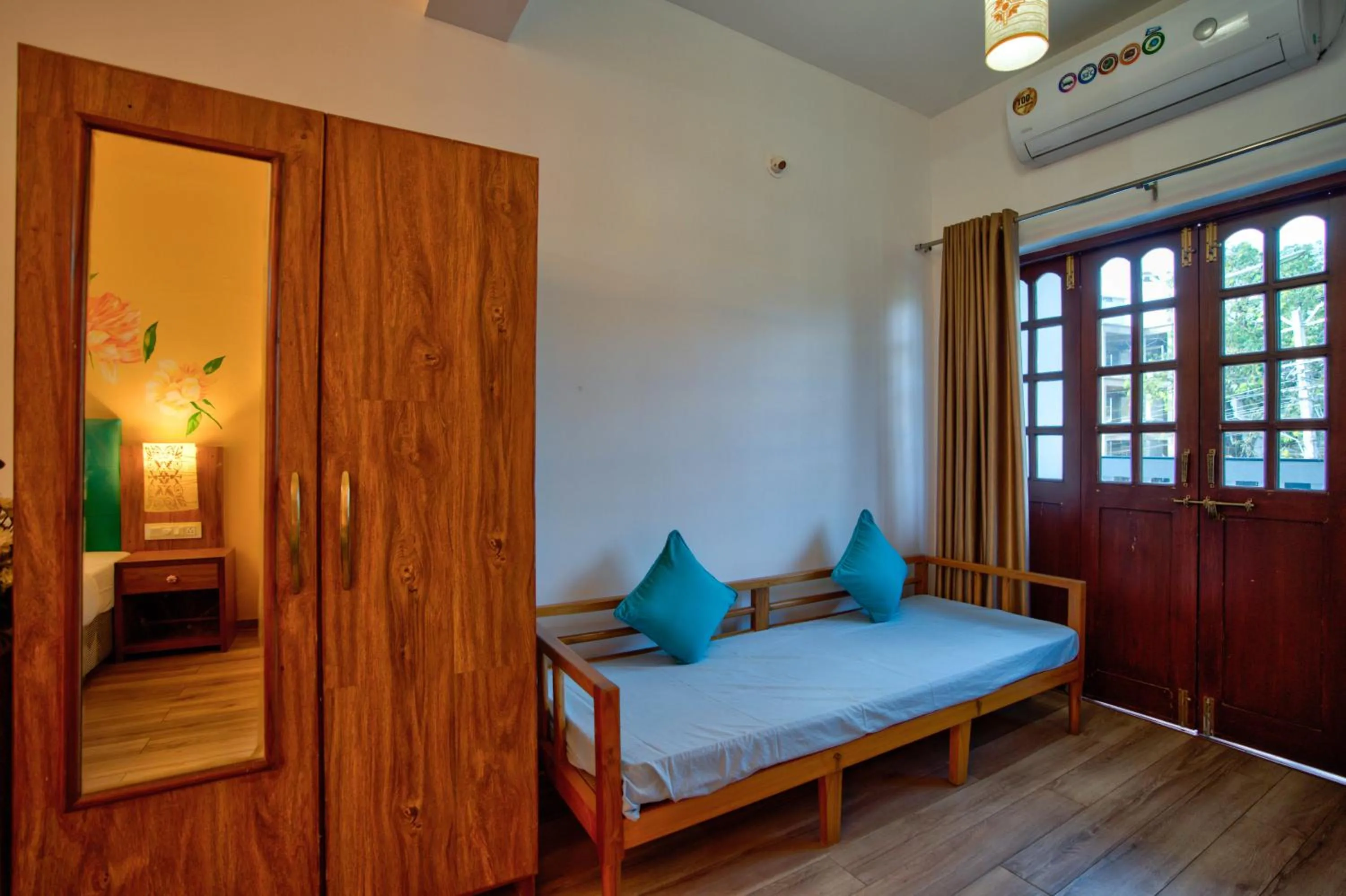 Bedroom, Bed in Resort Martins Siesta , A Portuguese Heritage Resort in Calangute