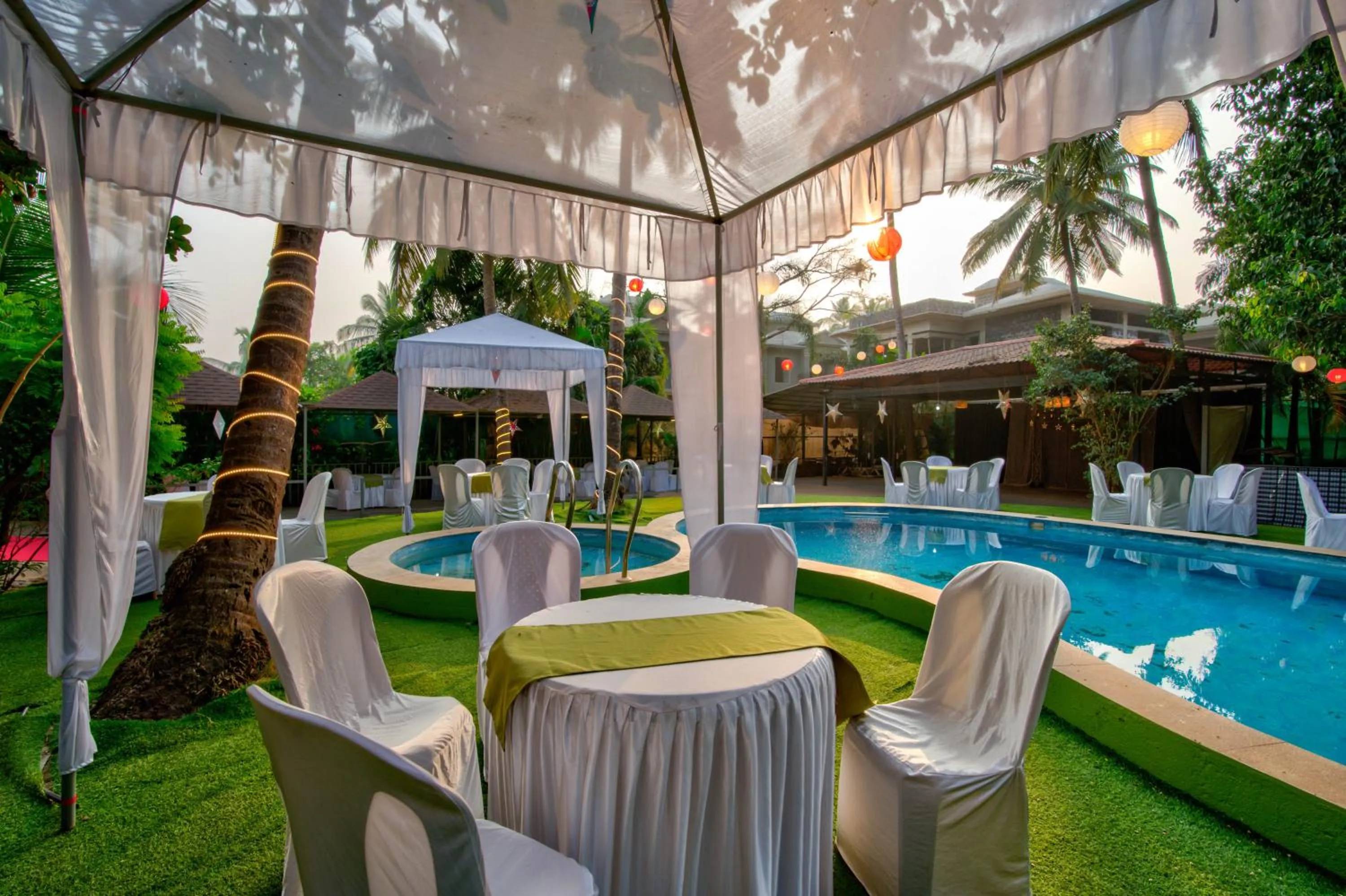 Swimming pool in Resort Martins Siesta , A Portuguese Heritage Resort in Calangute