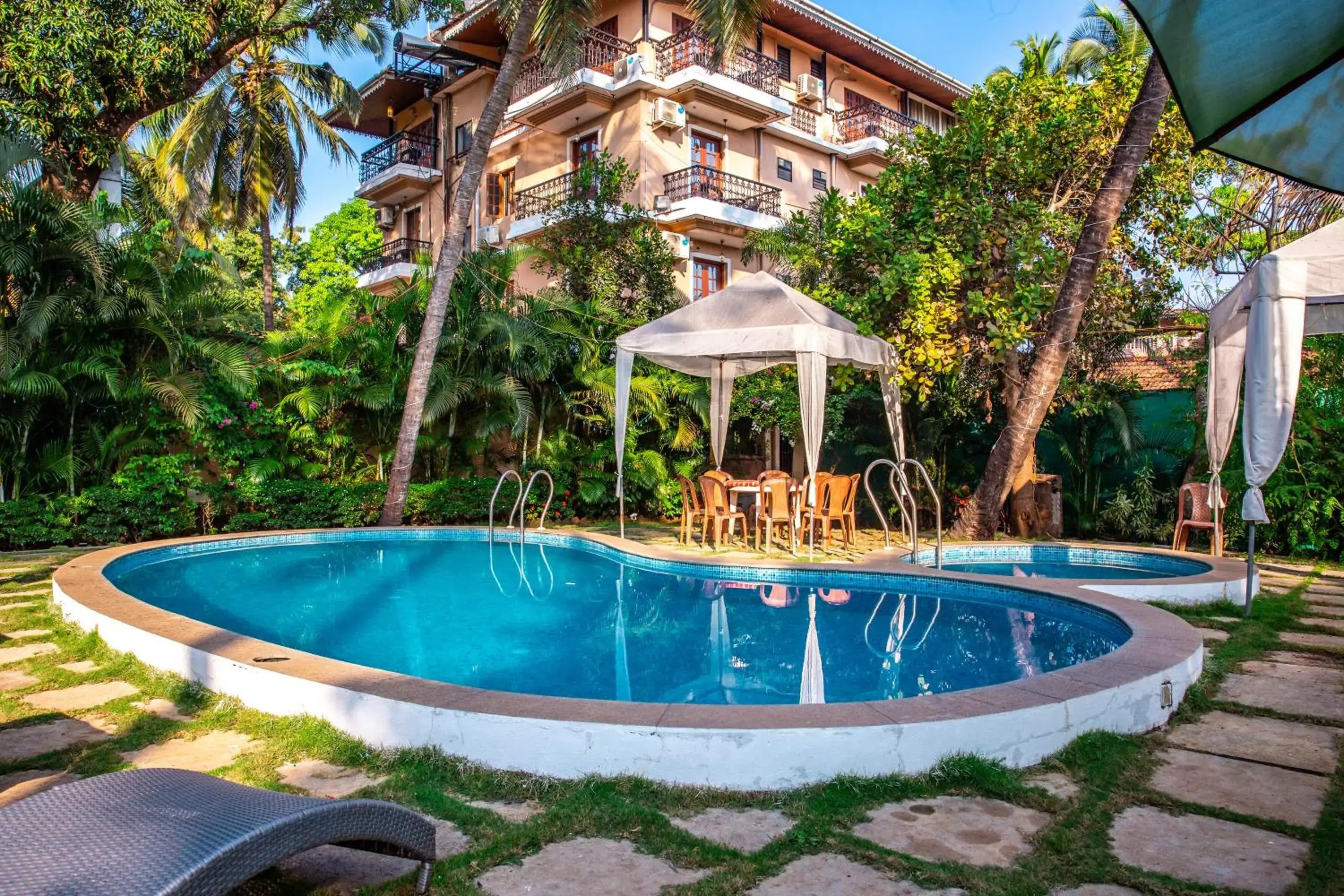 Property building in Resort Martins Siesta , A Portuguese Heritage Resort in Calangute Property building in Resort Martins Siesta , A Portuguese Heritage Resort in Calangute