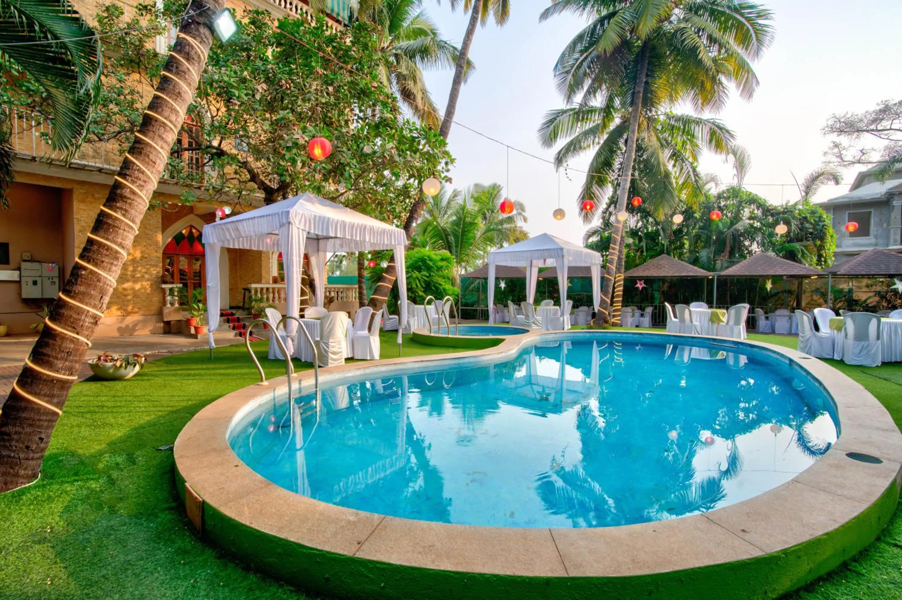 Swimming pool in Resort Martins Siesta , A Portuguese Heritage Resort in Calangute