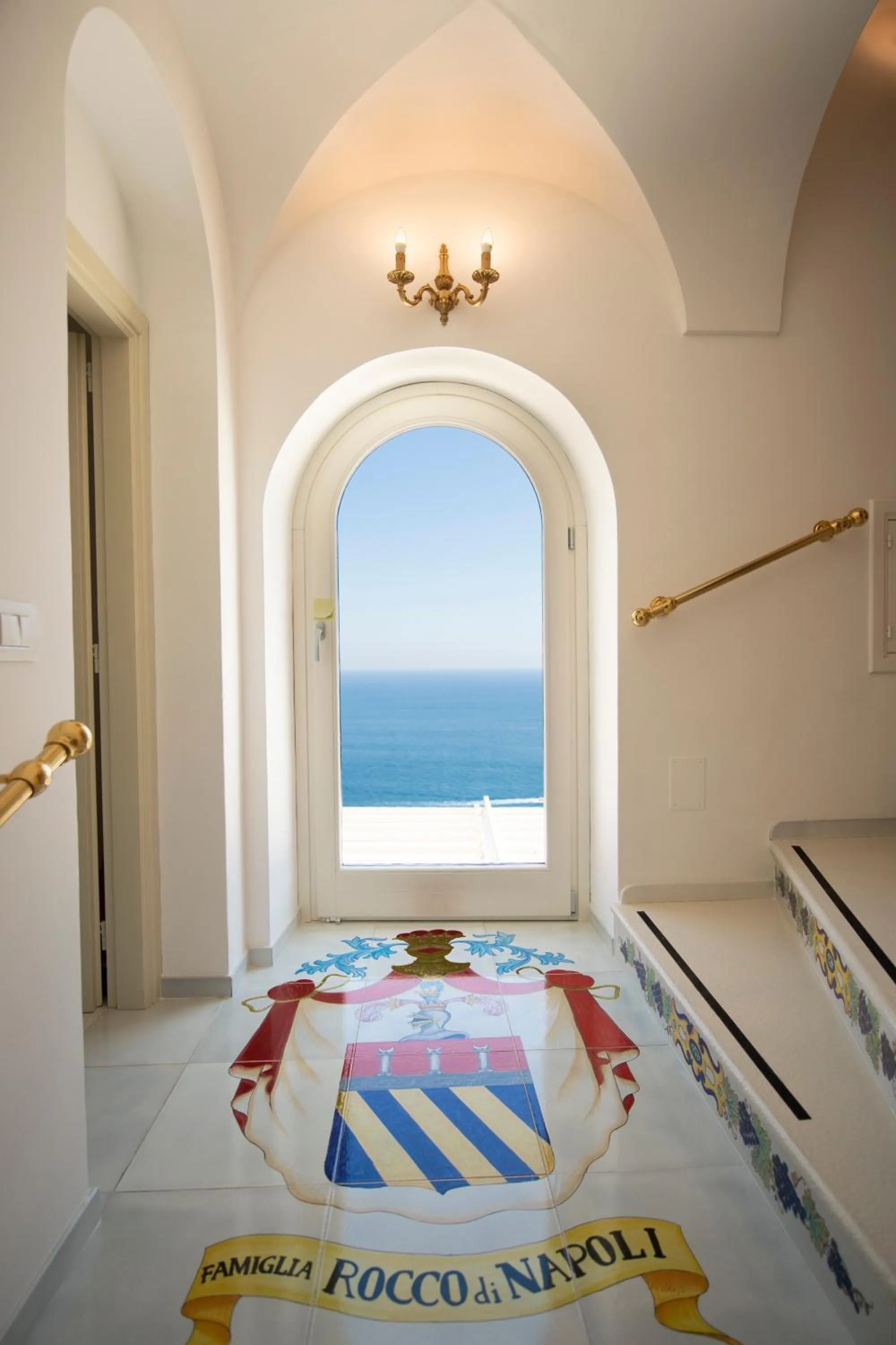 Bed in Palazzo Rocco Villa Sunshining in Love