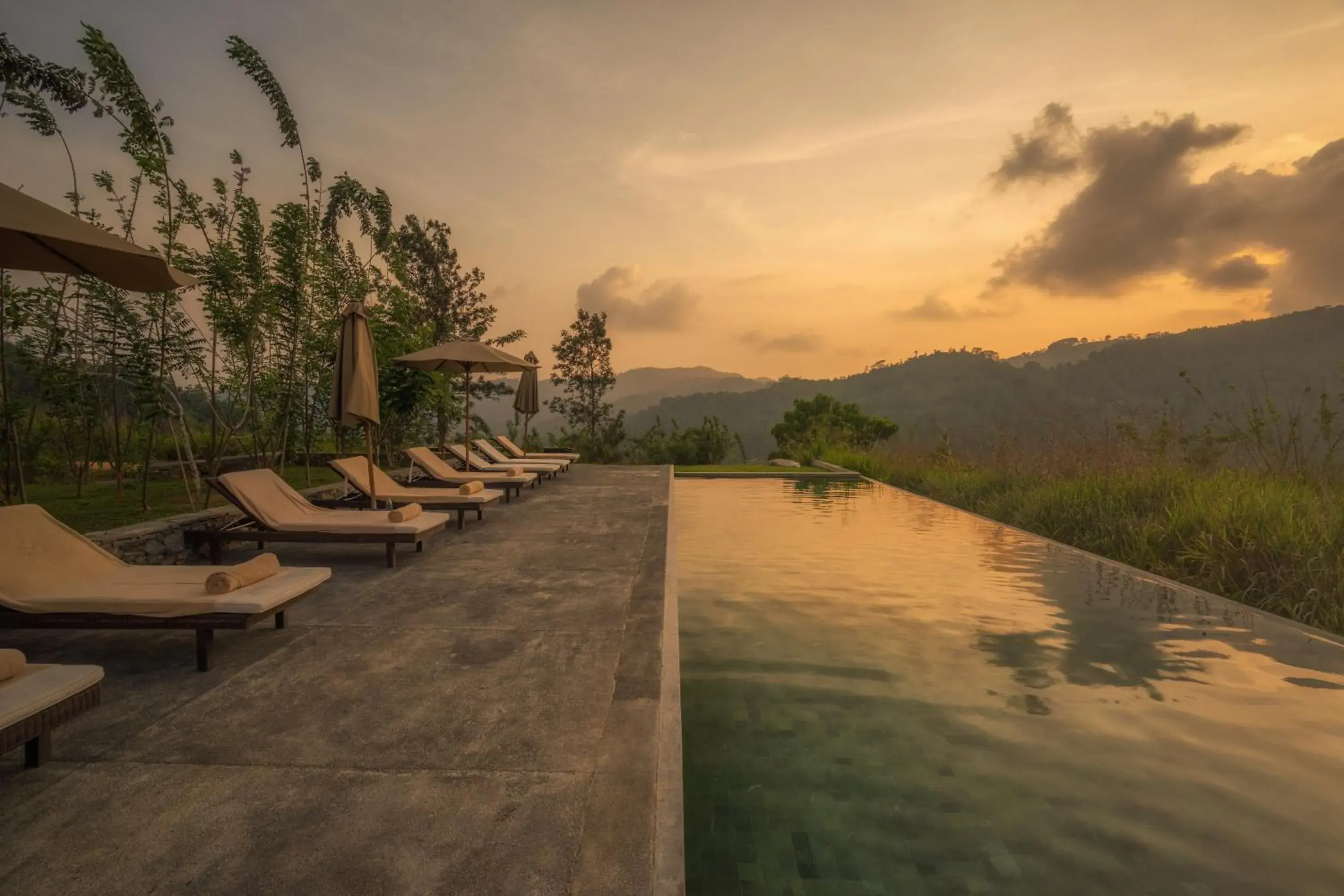 Swimming pool in Santani Wellness Kandy Swimming pool in Santani Wellness Kandy