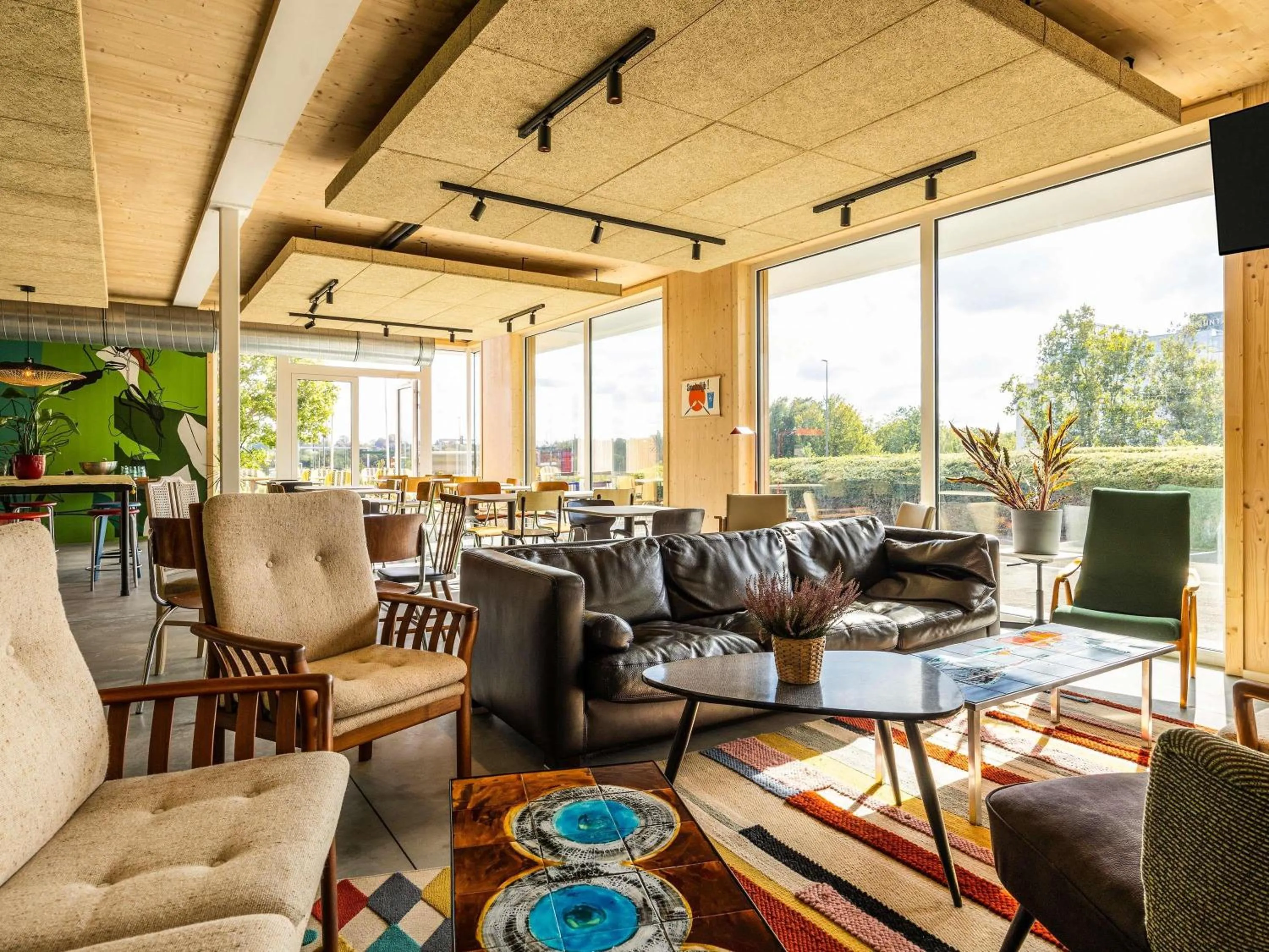 Lounge or bar in greet Brussels Airport Zaventem