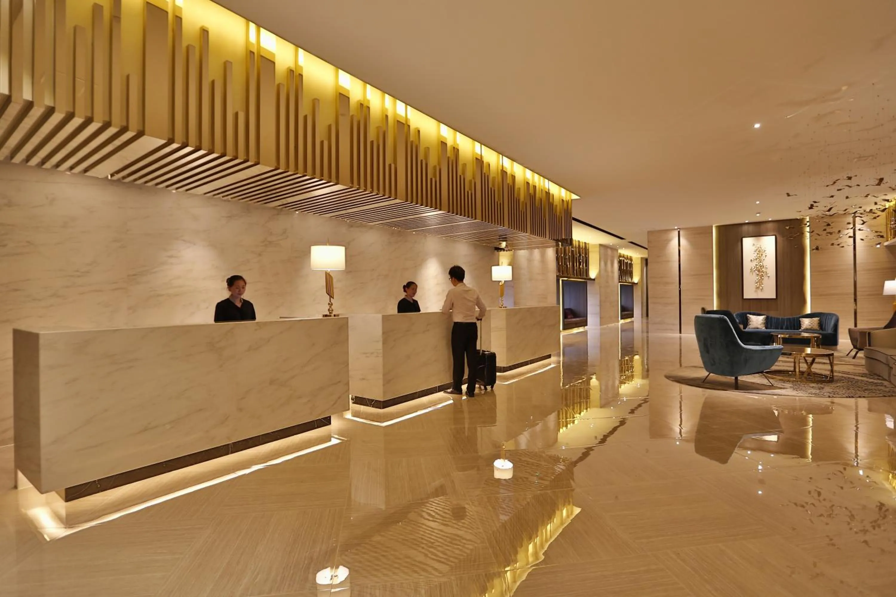 Lobby or reception in Crystal Orange Hotel Guangzhou Taojin Branch