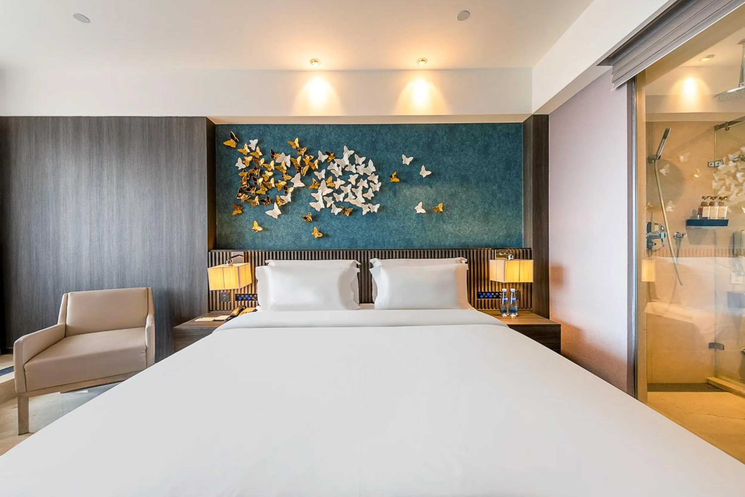 Bed in Crystal Orange Hotel Guangzhou Taojin Branch