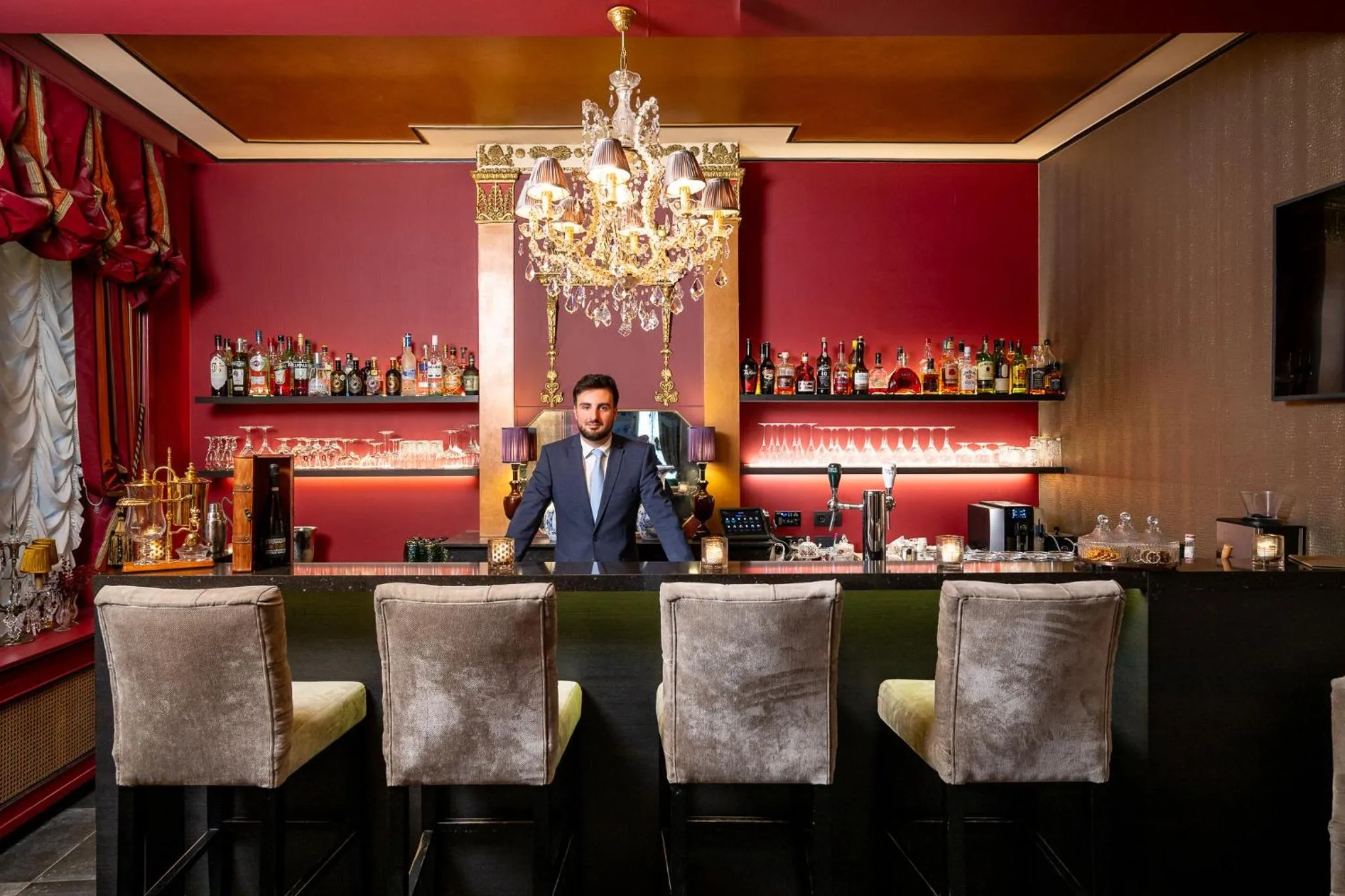 Lounge or bar in Boutique Hotel De Castillion