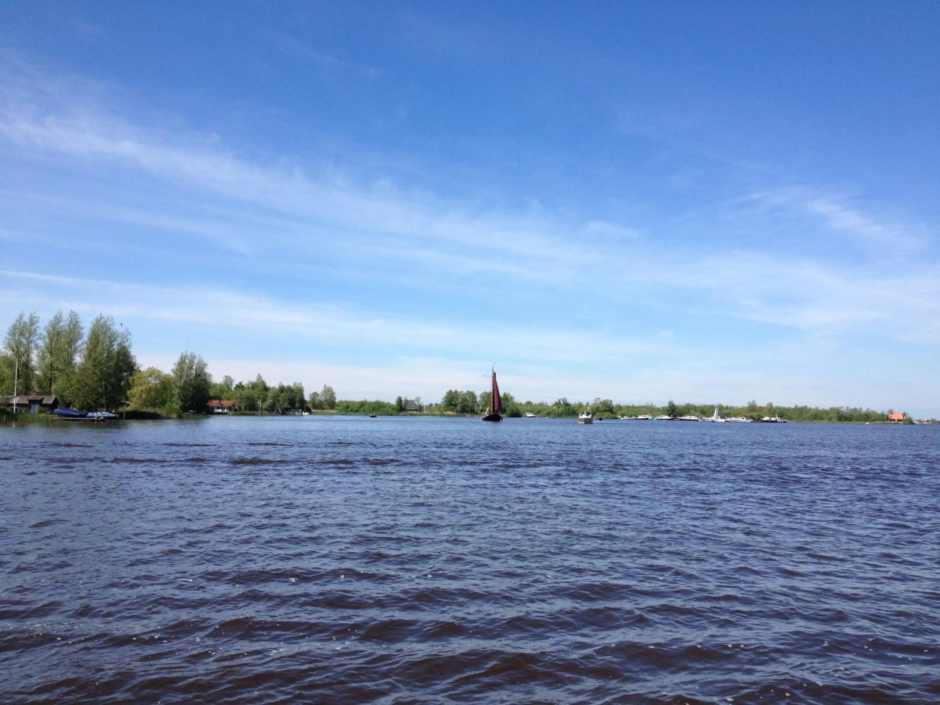 Natural landscape in Woonboot Sweltsje