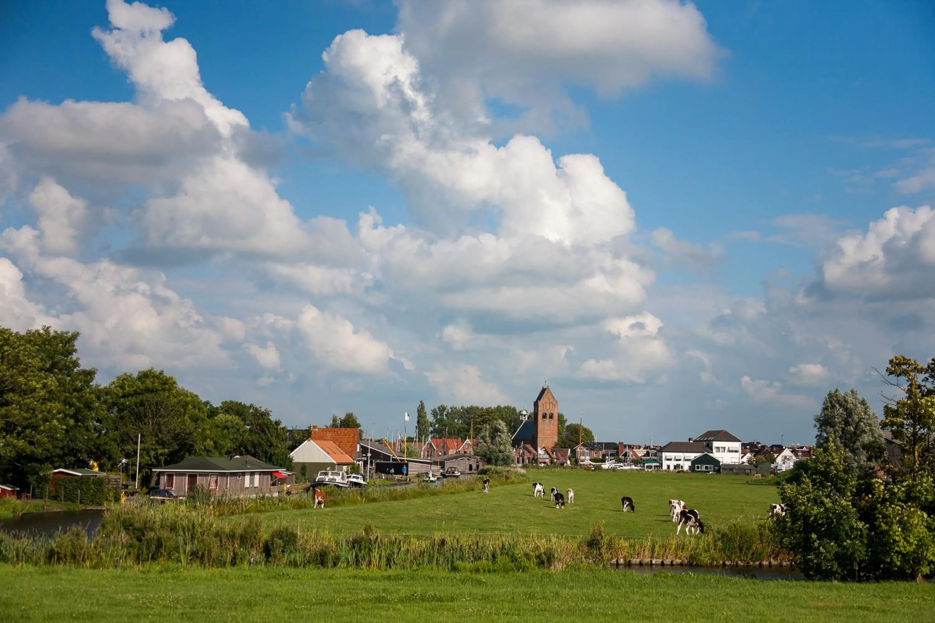 Natural landscape in Woonboot Sweltsje