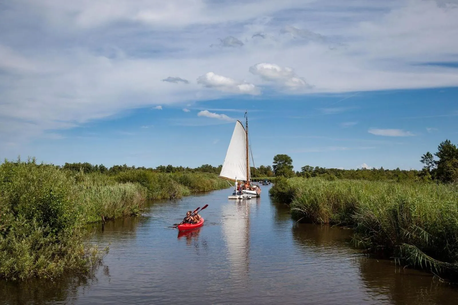 Natural landscape in Woonboot Sweltsje
