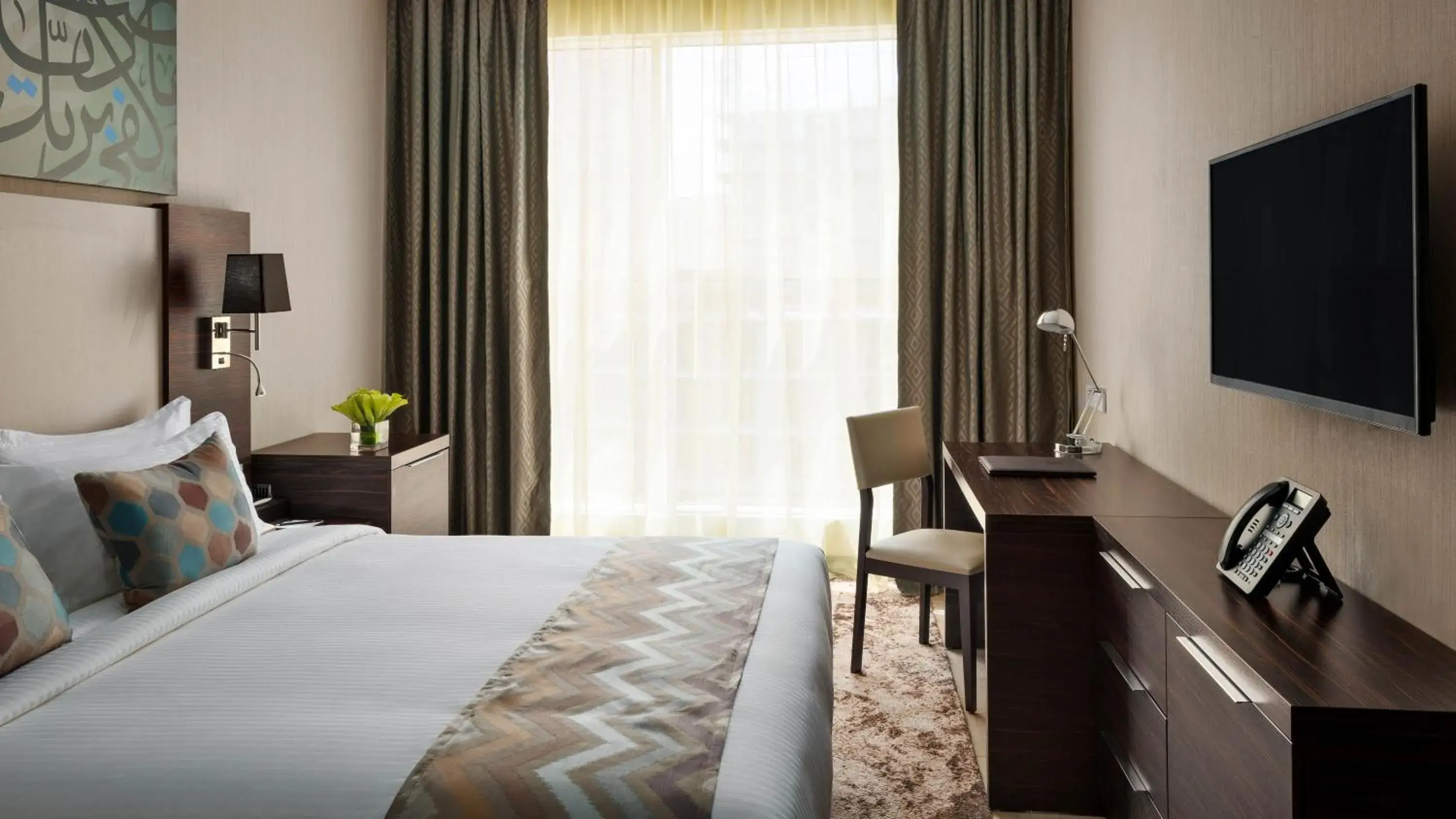 Bedroom, Bed in M Hotel Makkah by Millennium Bedroom, Bed in M Hotel Makkah by Millennium