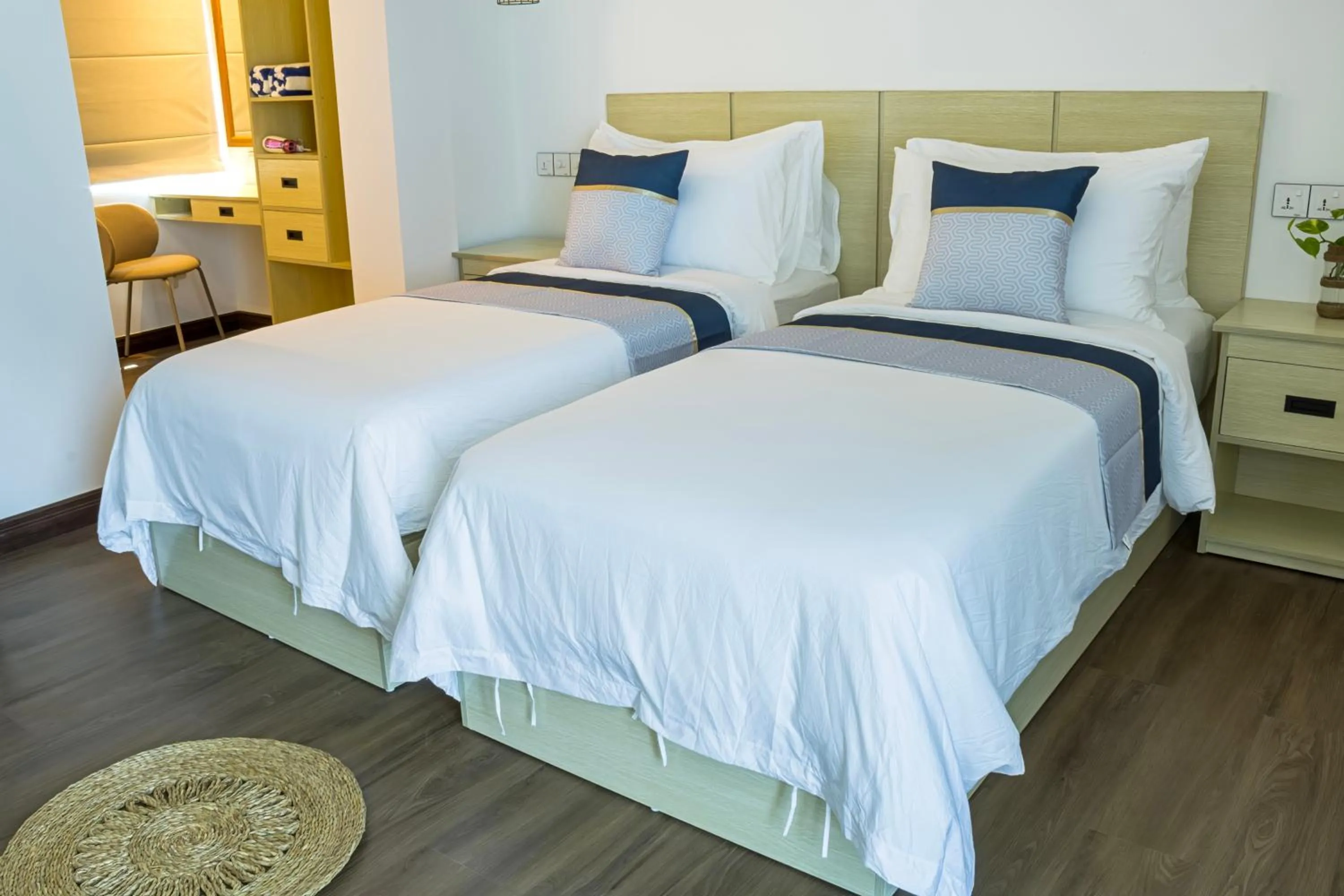 Bed in Ithaa Inn Kamadhoo