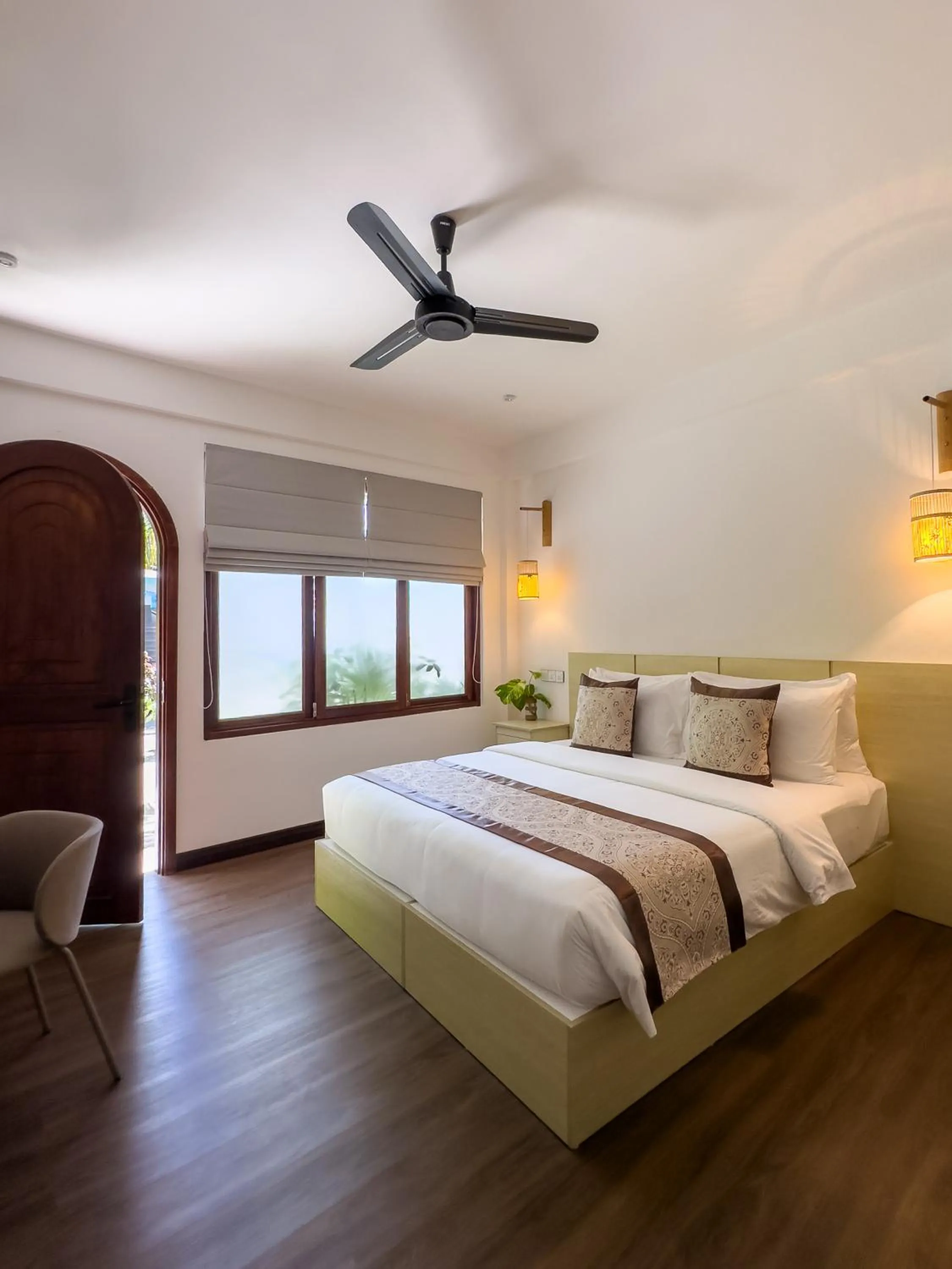 Bed in Ithaa Inn Kamadhoo