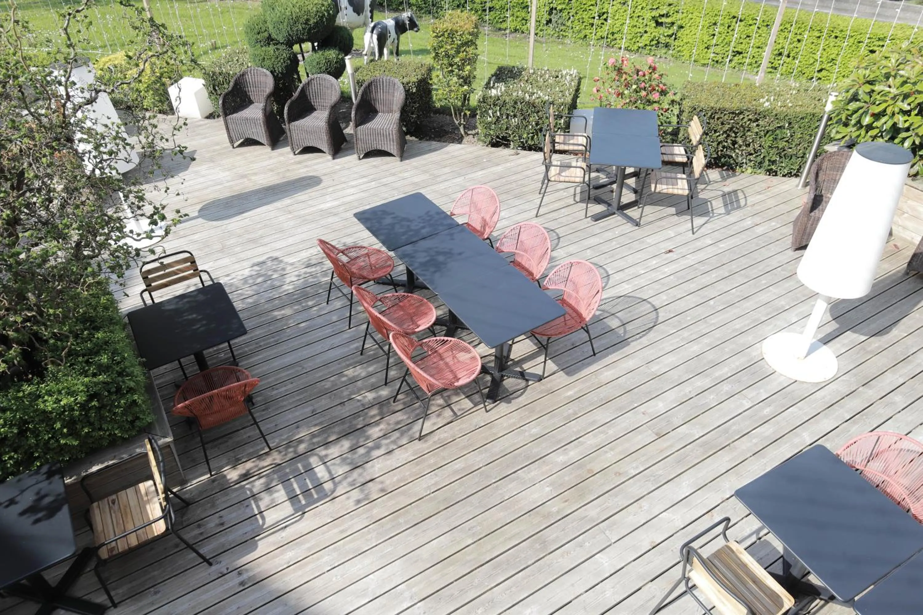 Balcony/Terrace in Hôtel Antares & Spa