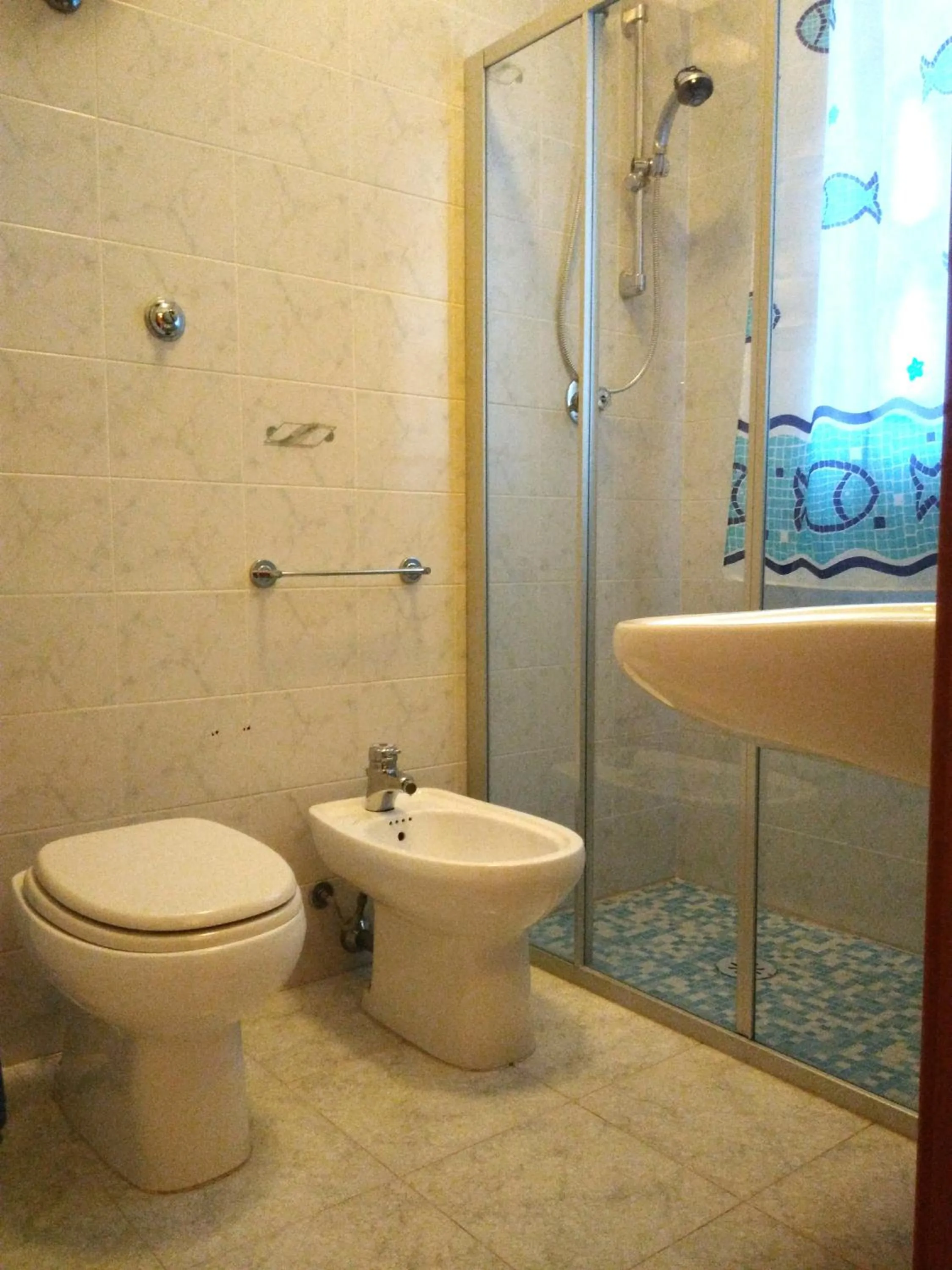 Shower in B&B Villa Ciccone