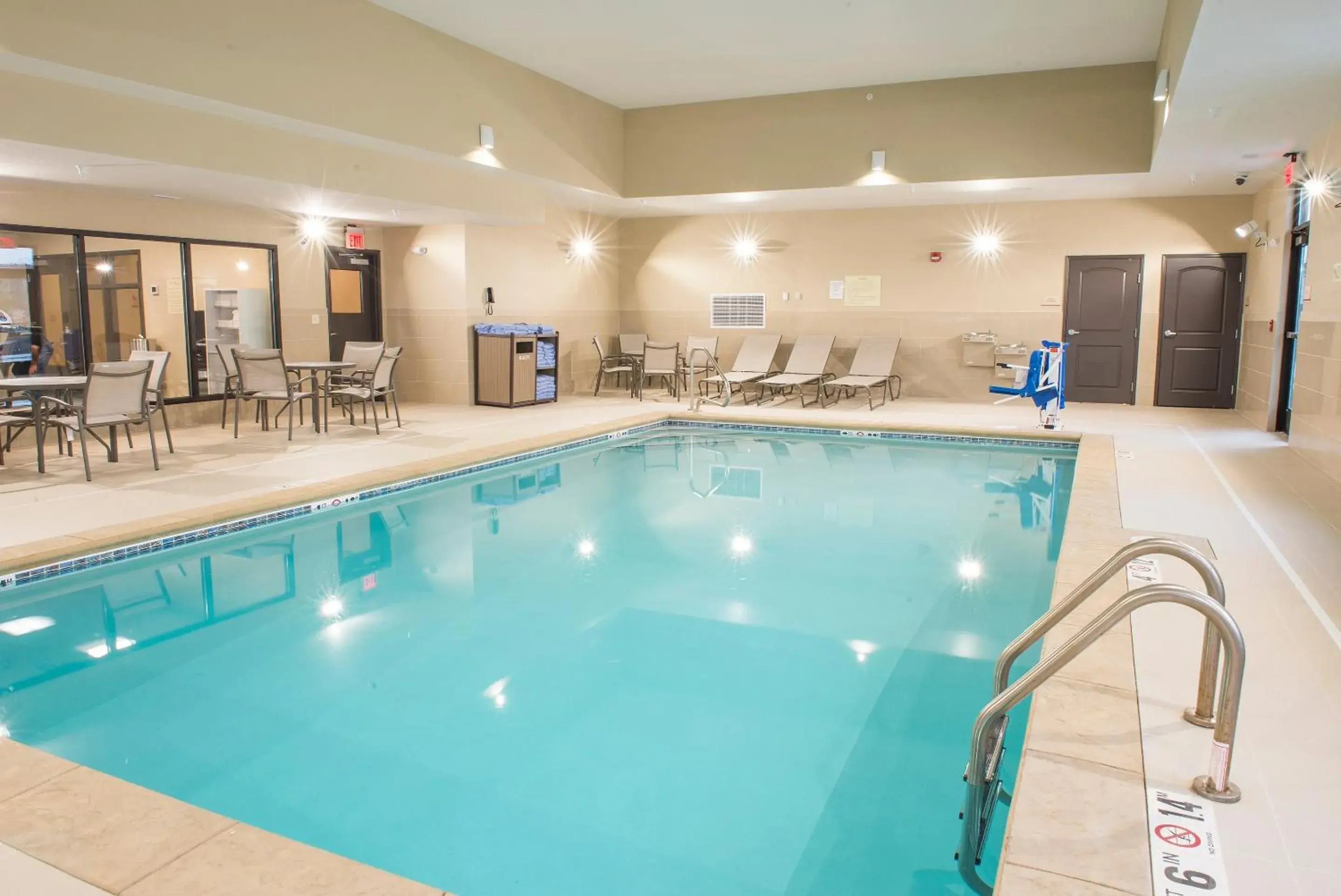 Swimming pool in Candlewood Suites Fargo South-Medical Center by IHG Swimming pool in Candlewood Suites Fargo South-Medical Center by IHG