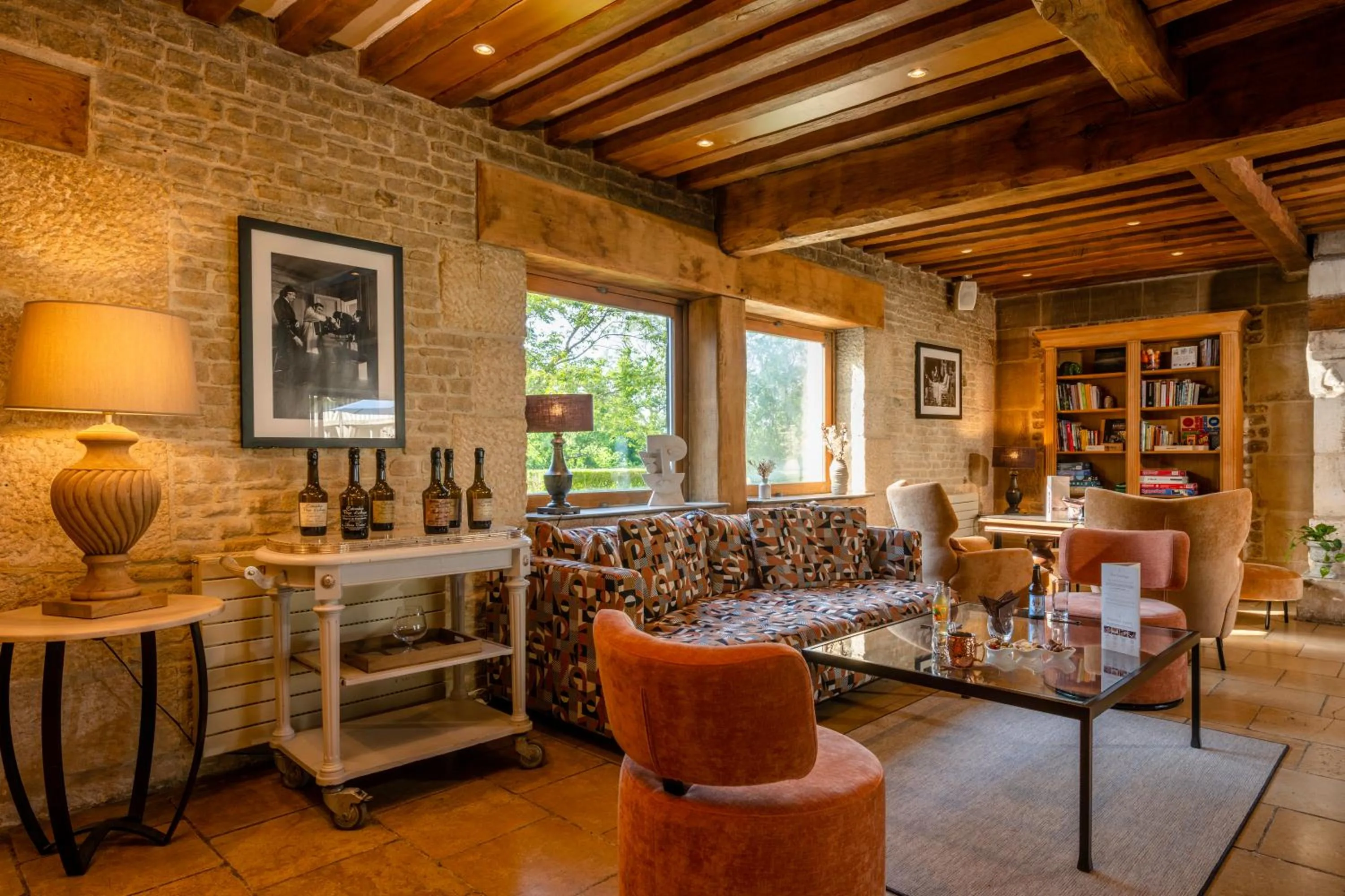 Lounge or bar in Les Manoirs de Tourgéville