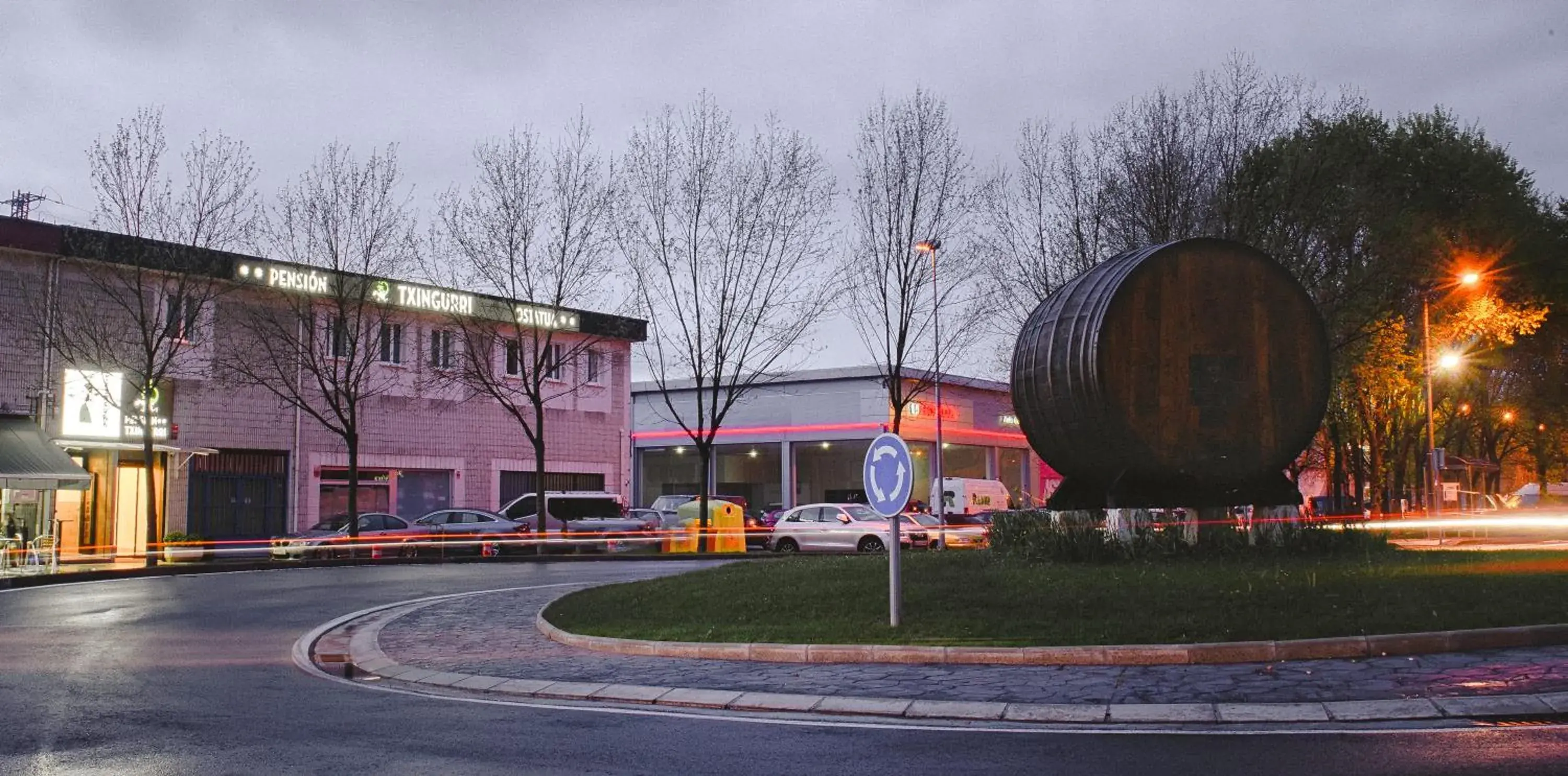 Facade/entrance in Pension Txingurri Facade/entrance in Pension Txingurri