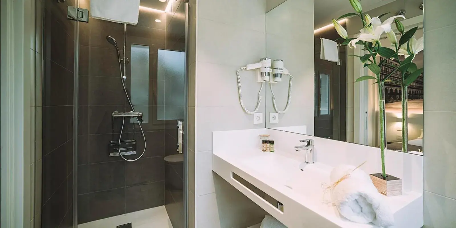 Shower in Pension Txingurri Shower in Pension Txingurri