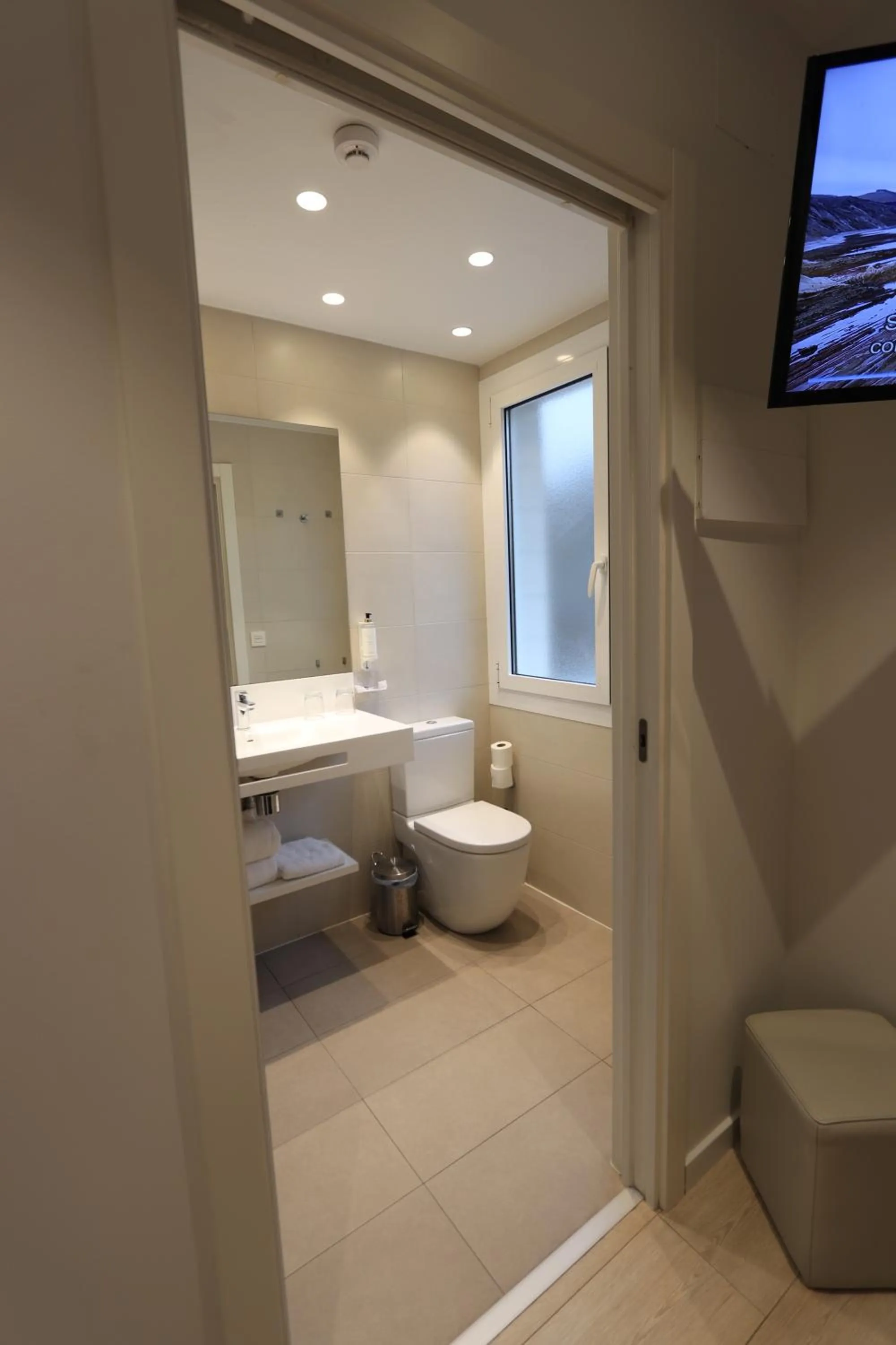 Bathroom in Pension Txingurri