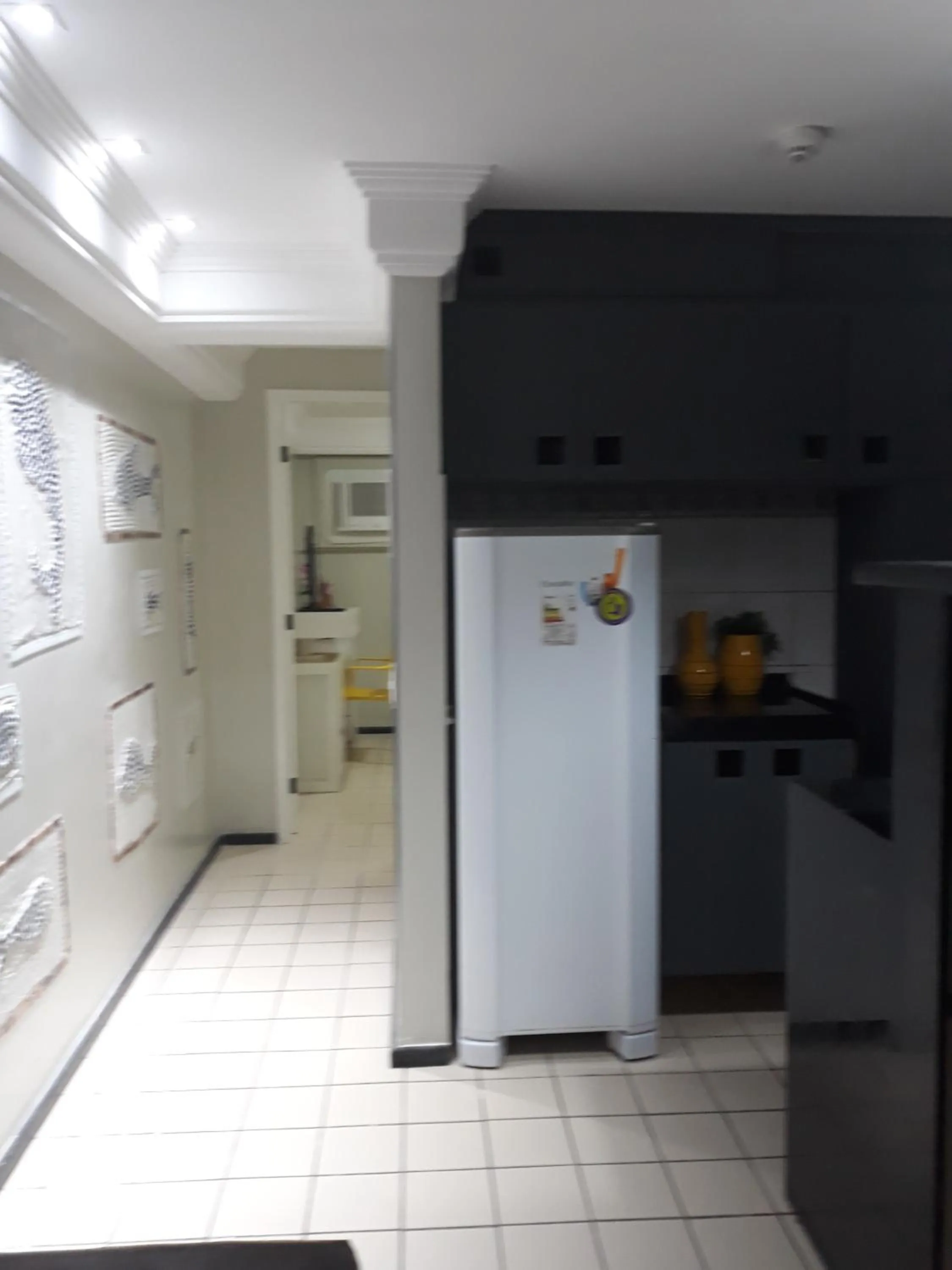 Kitchen or kitchenette in Flat na Boa Viagem Recife A
