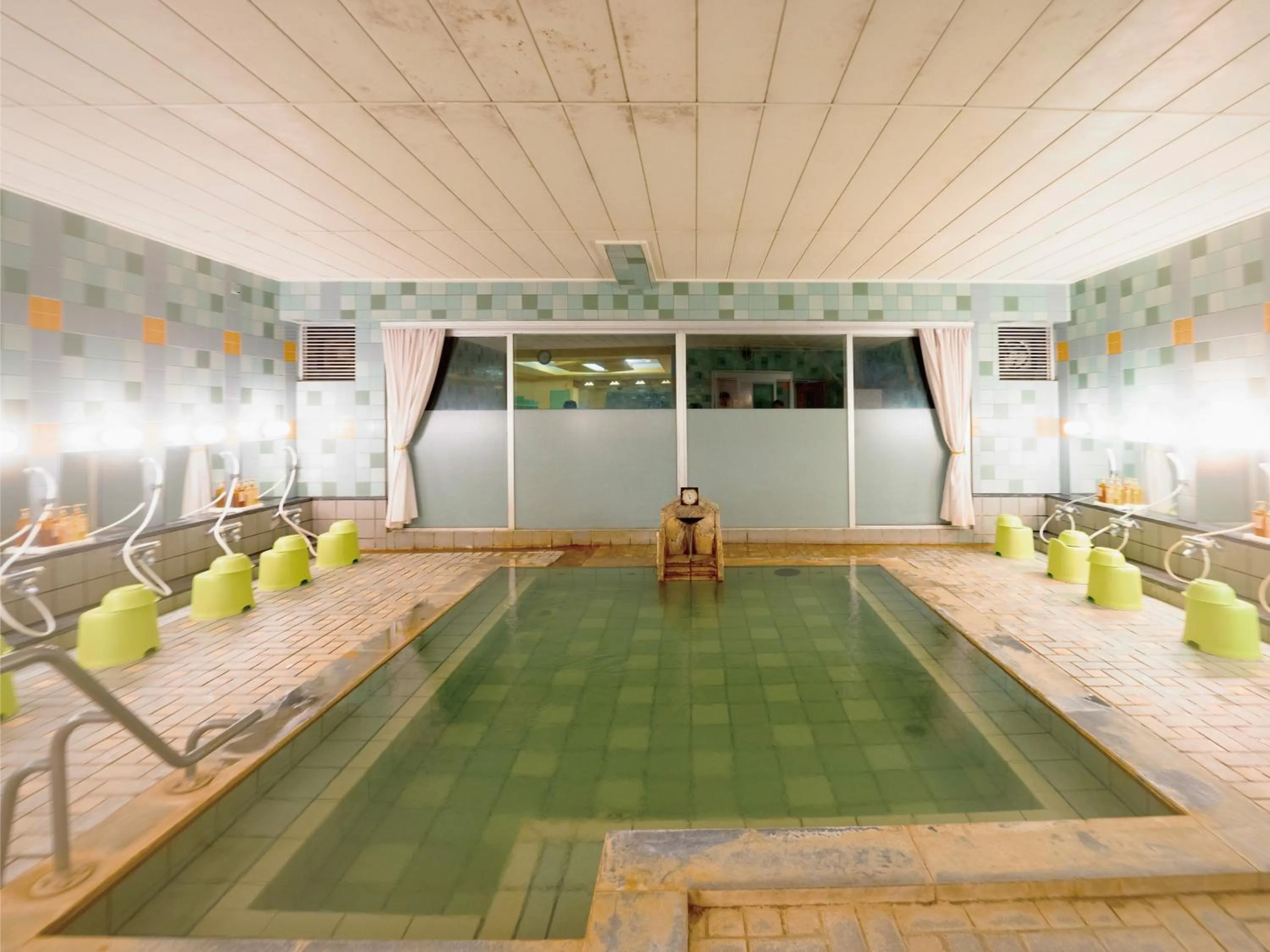 Hot Spring Bath in Villa Inawashiro