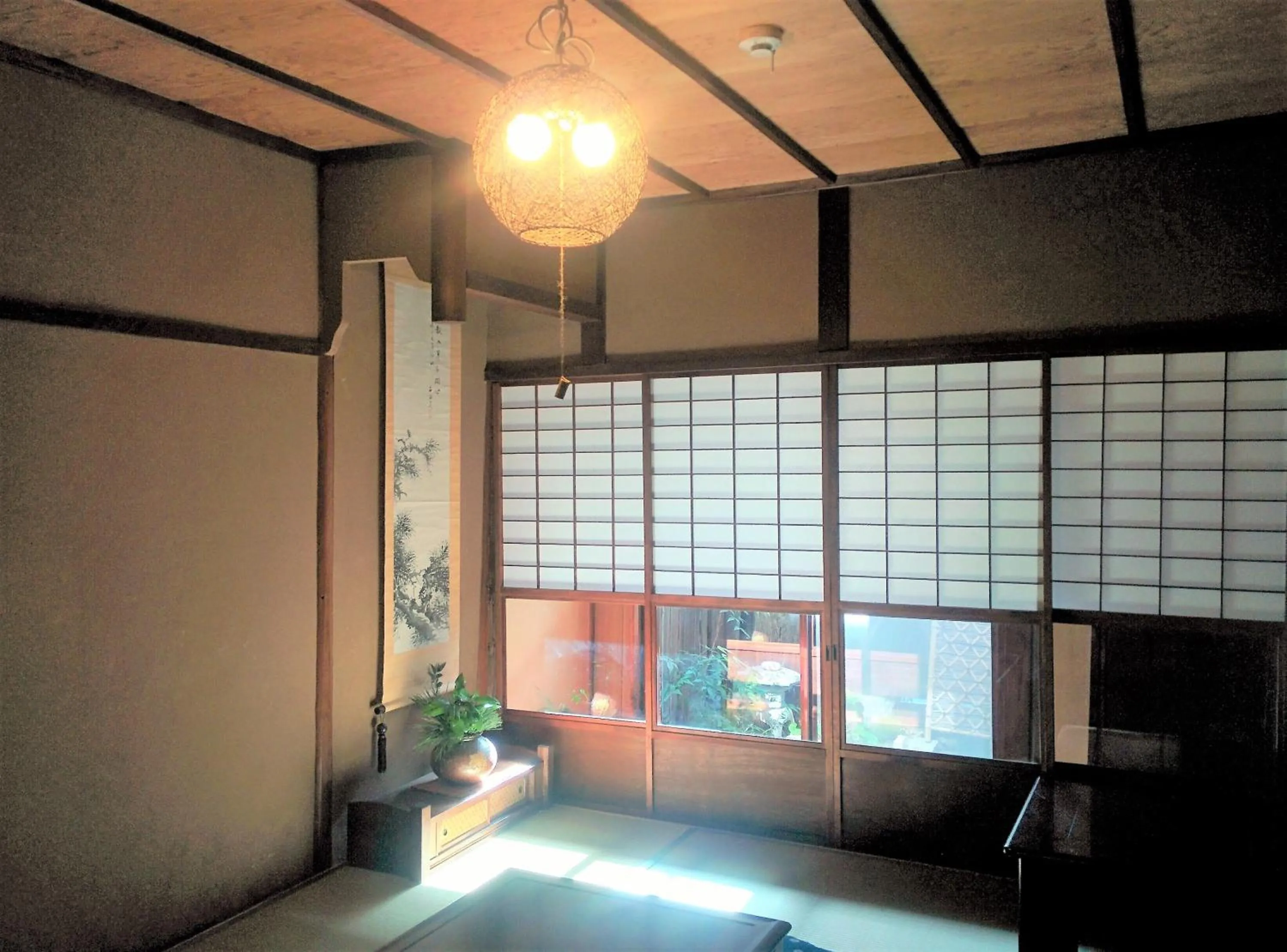 Living room in Murasakino Guesthouse