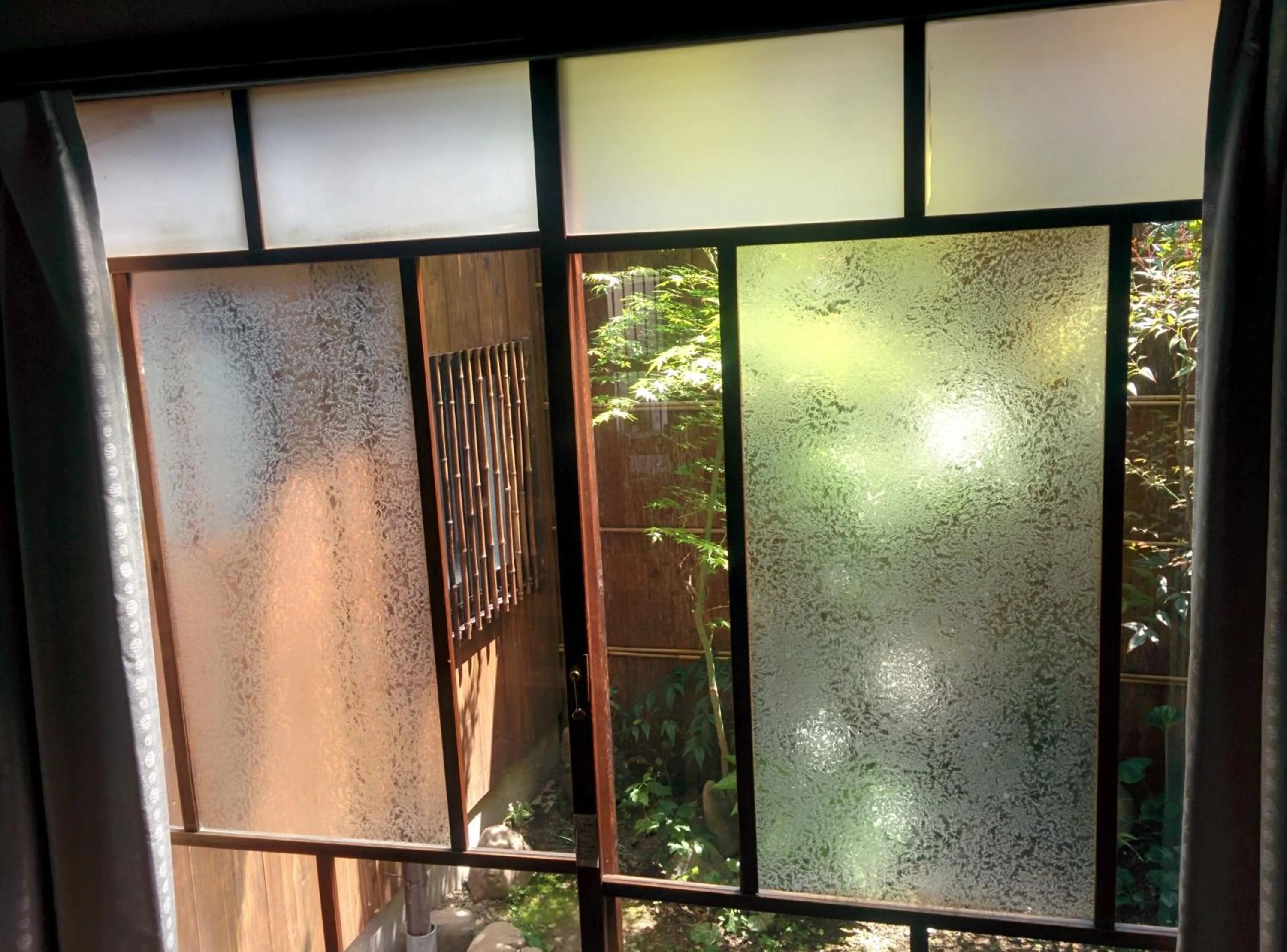 Garden view in Murasakino Guesthouse