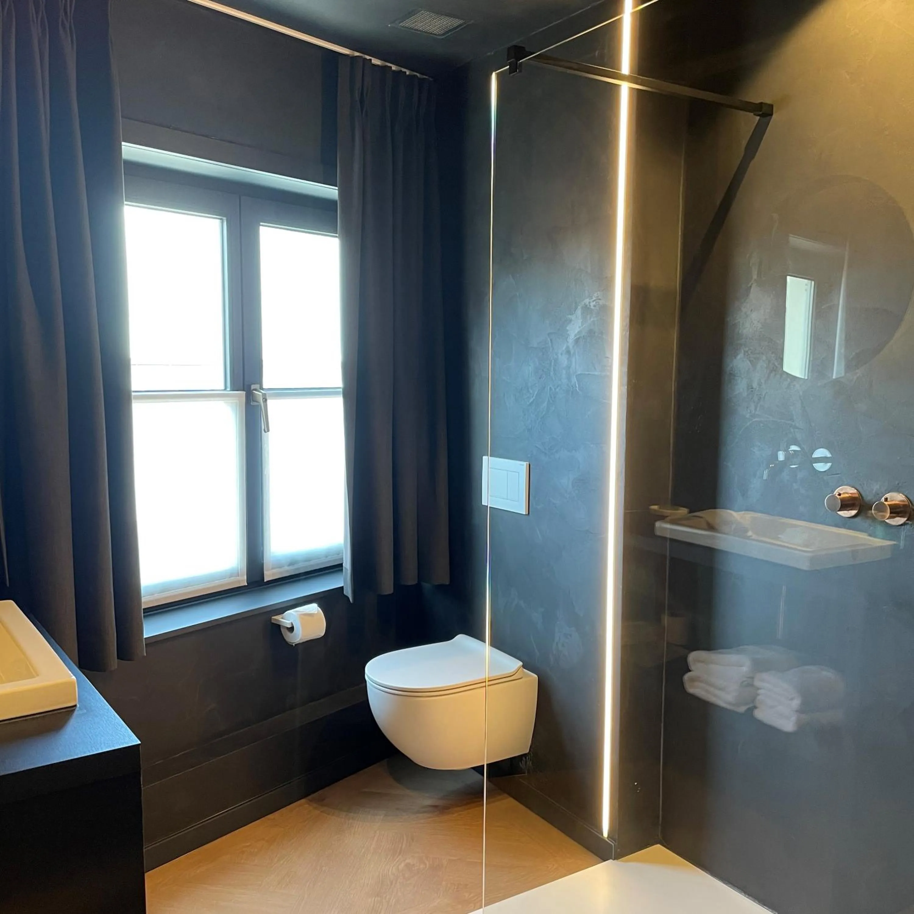 Toilet in Hotel Montanus