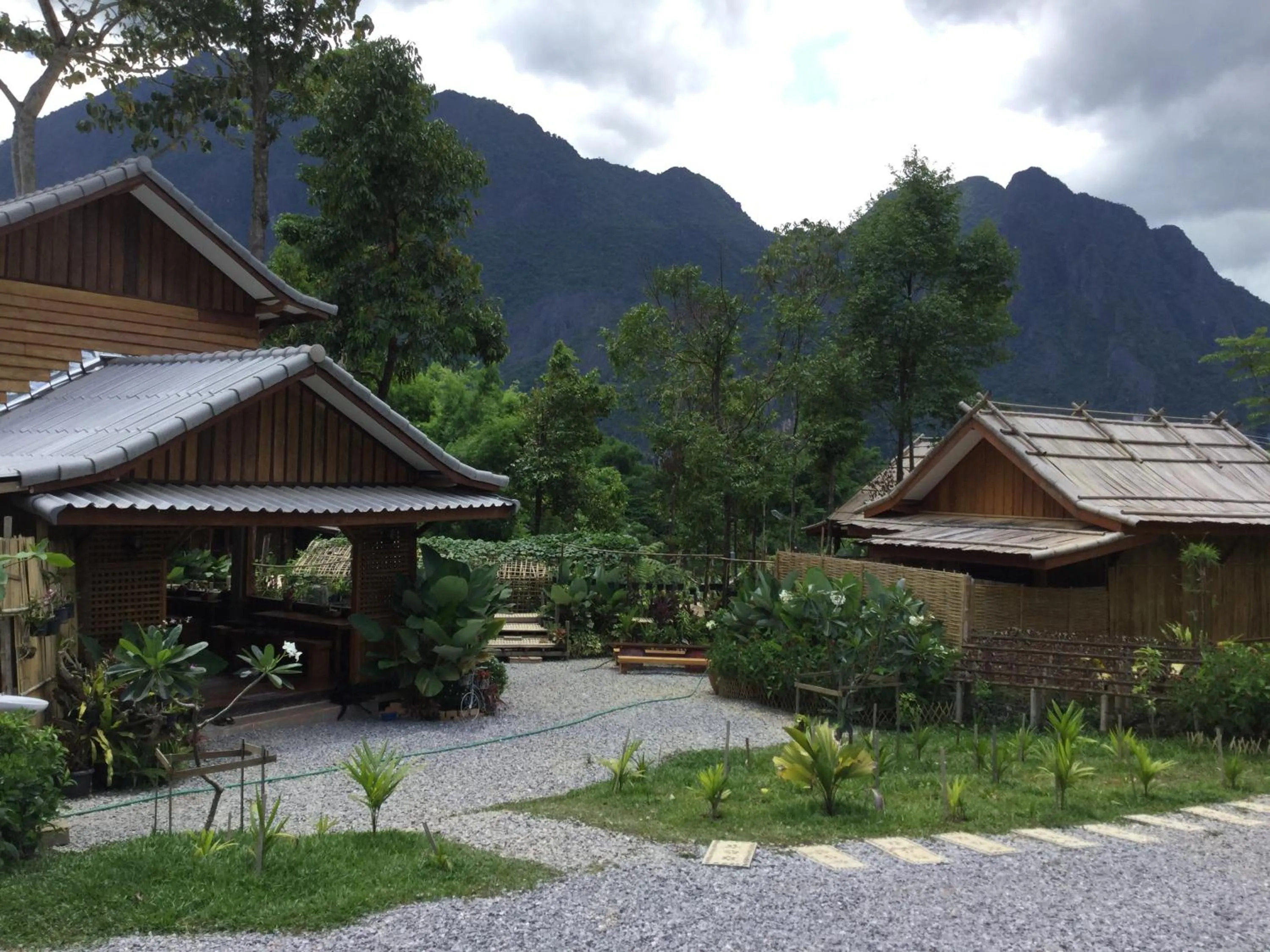Garden view in Phoxay Ngam Resort