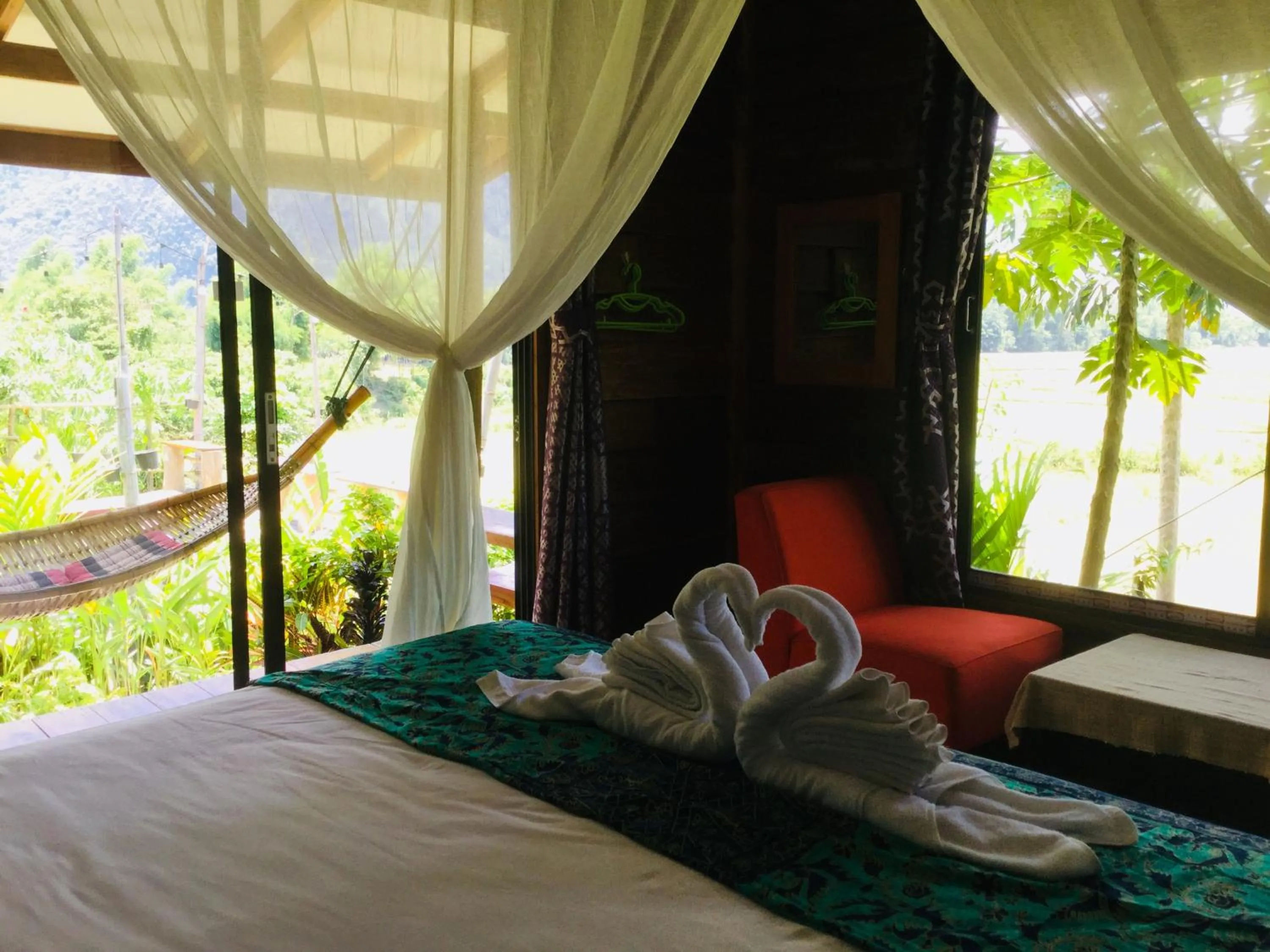 Bedroom, Bed in Phoxay Ngam Resort