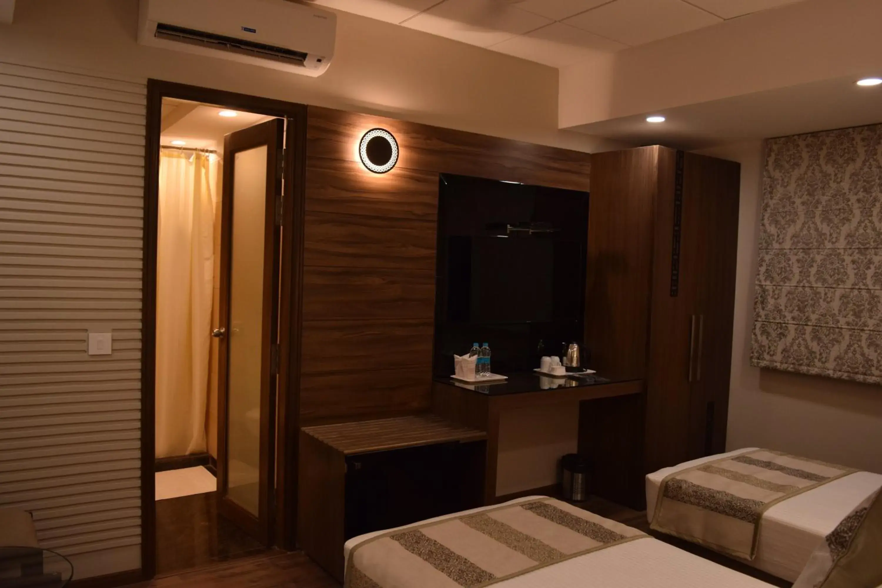 Decorative detail, Bed in De Bougain Villa Decorative detail, Bed in De Bougain Villa