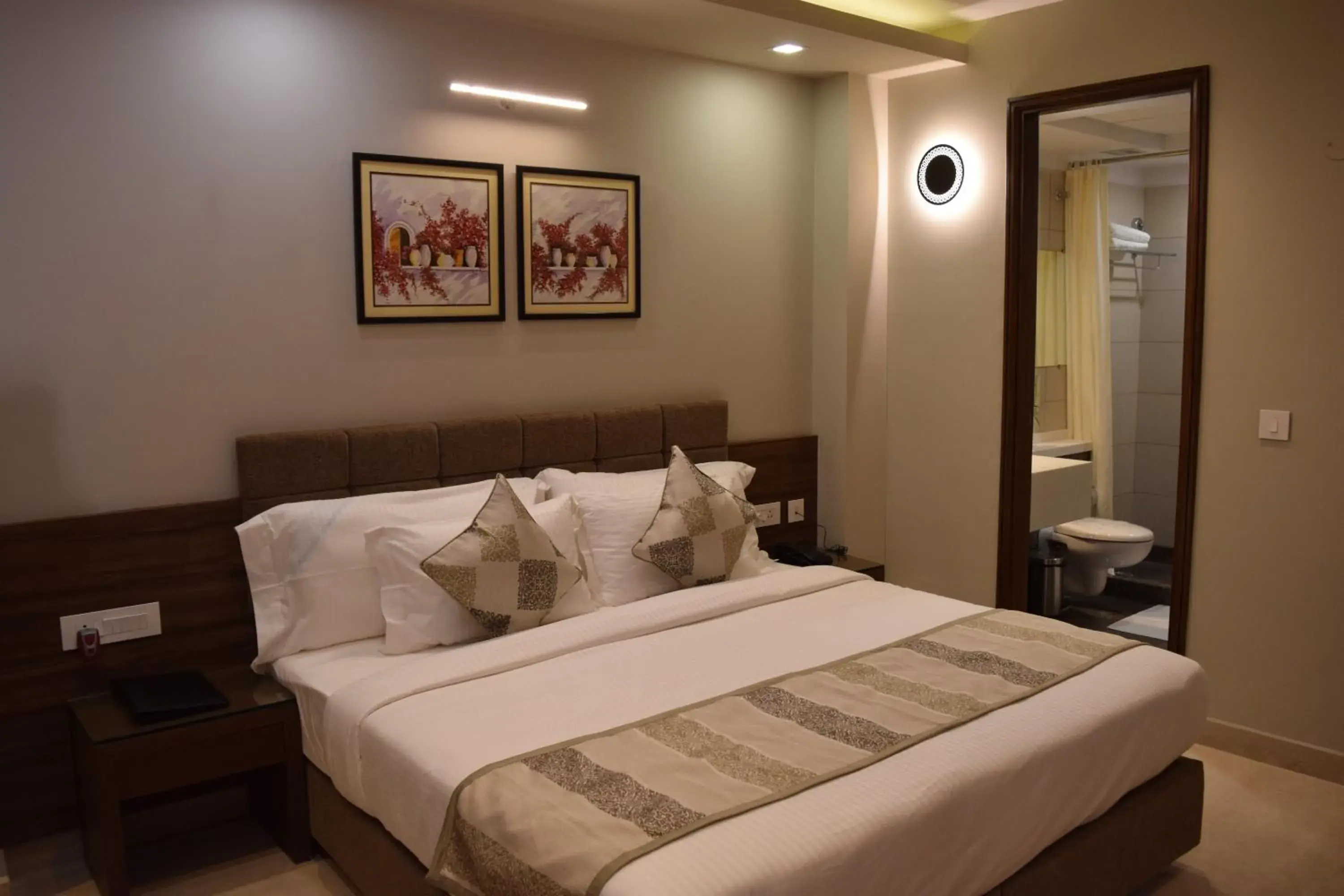 Bed in De Bougain Villa Bed in De Bougain Villa