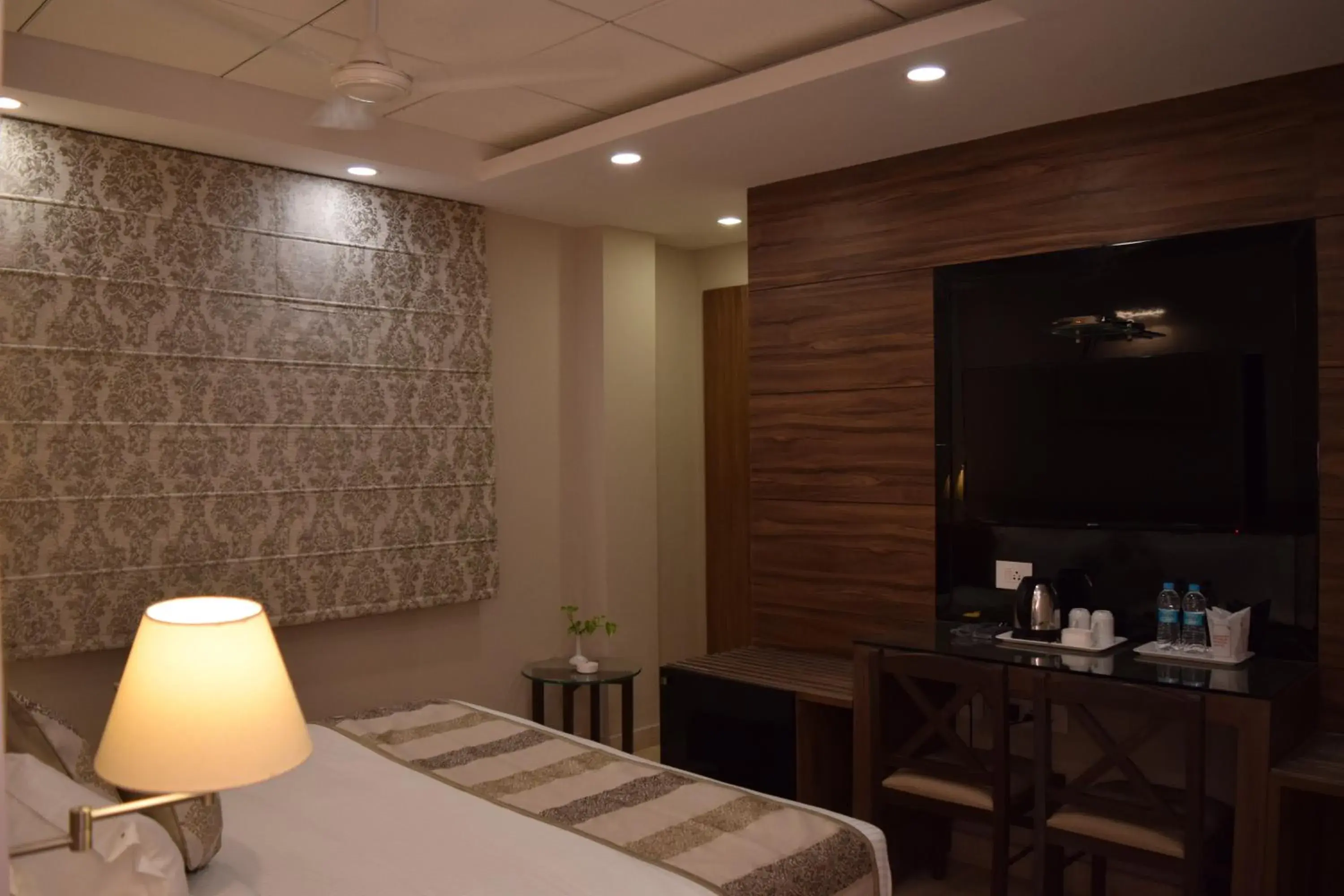 Decorative detail, Bed in De Bougain Villa Decorative detail, Bed in De Bougain Villa