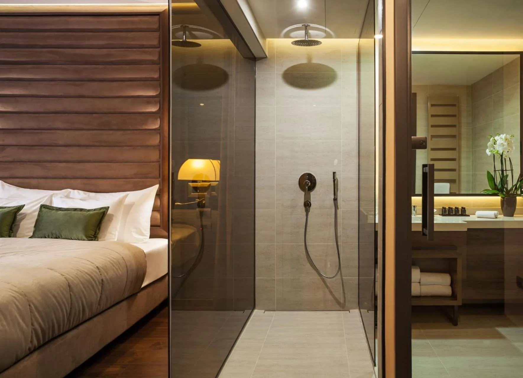 Bed in SAINT TEN Boutique Hotel, Small Luxury Hotels