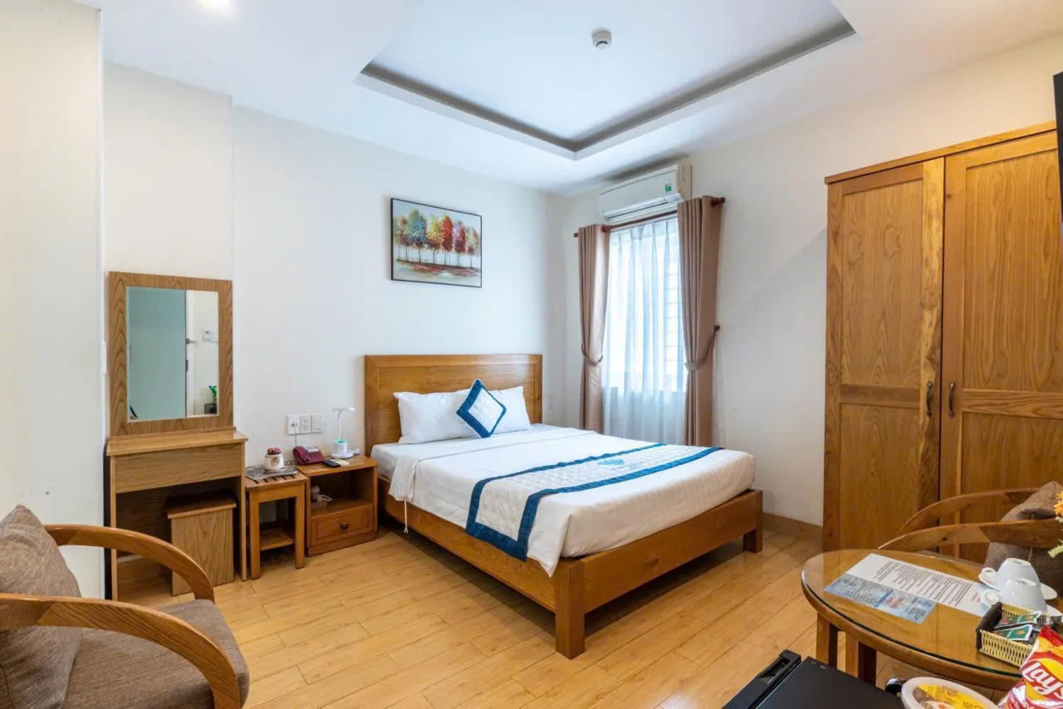 Bed in Blue Diamond Airport Hotel