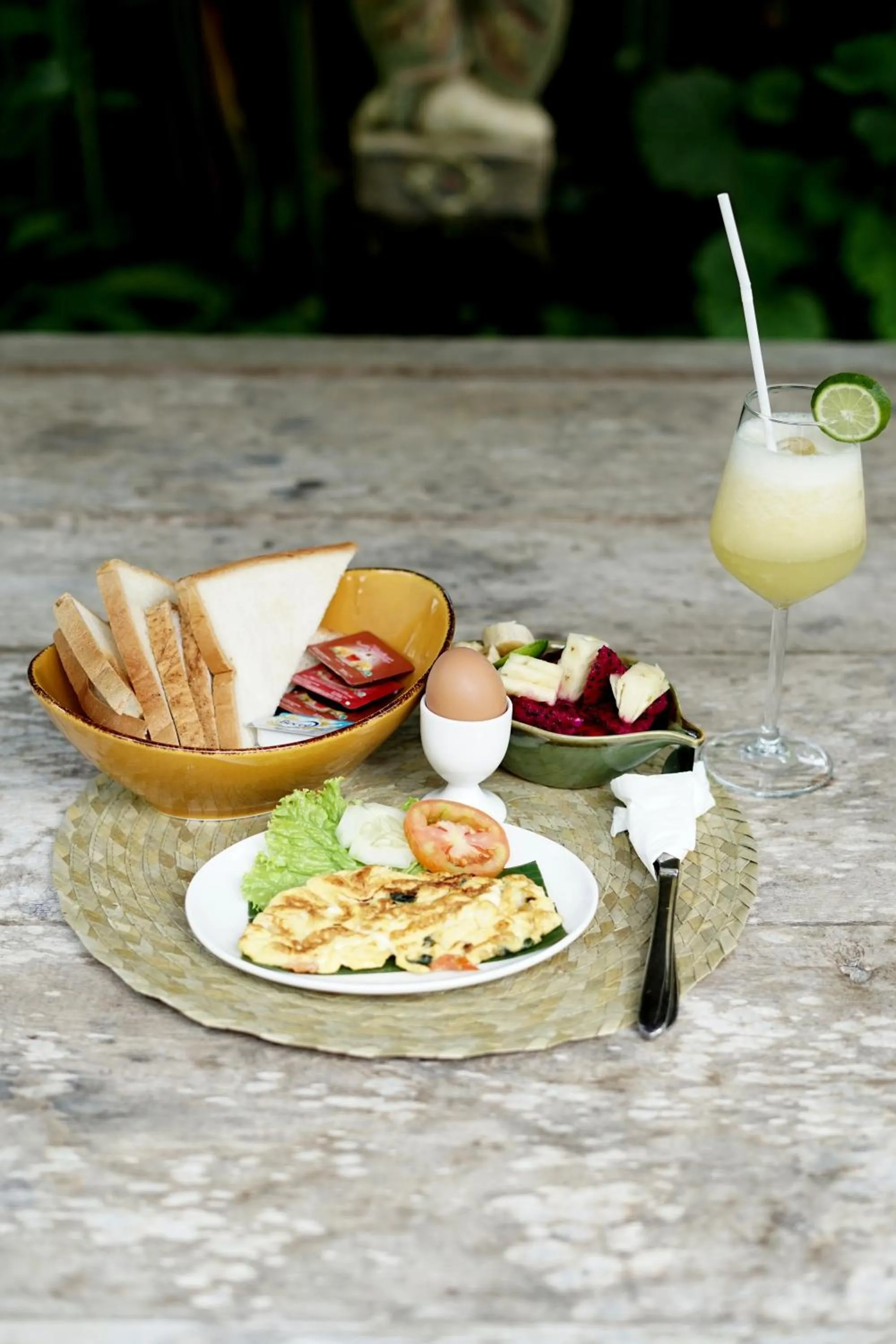 Continental breakfast in Imagine Bali