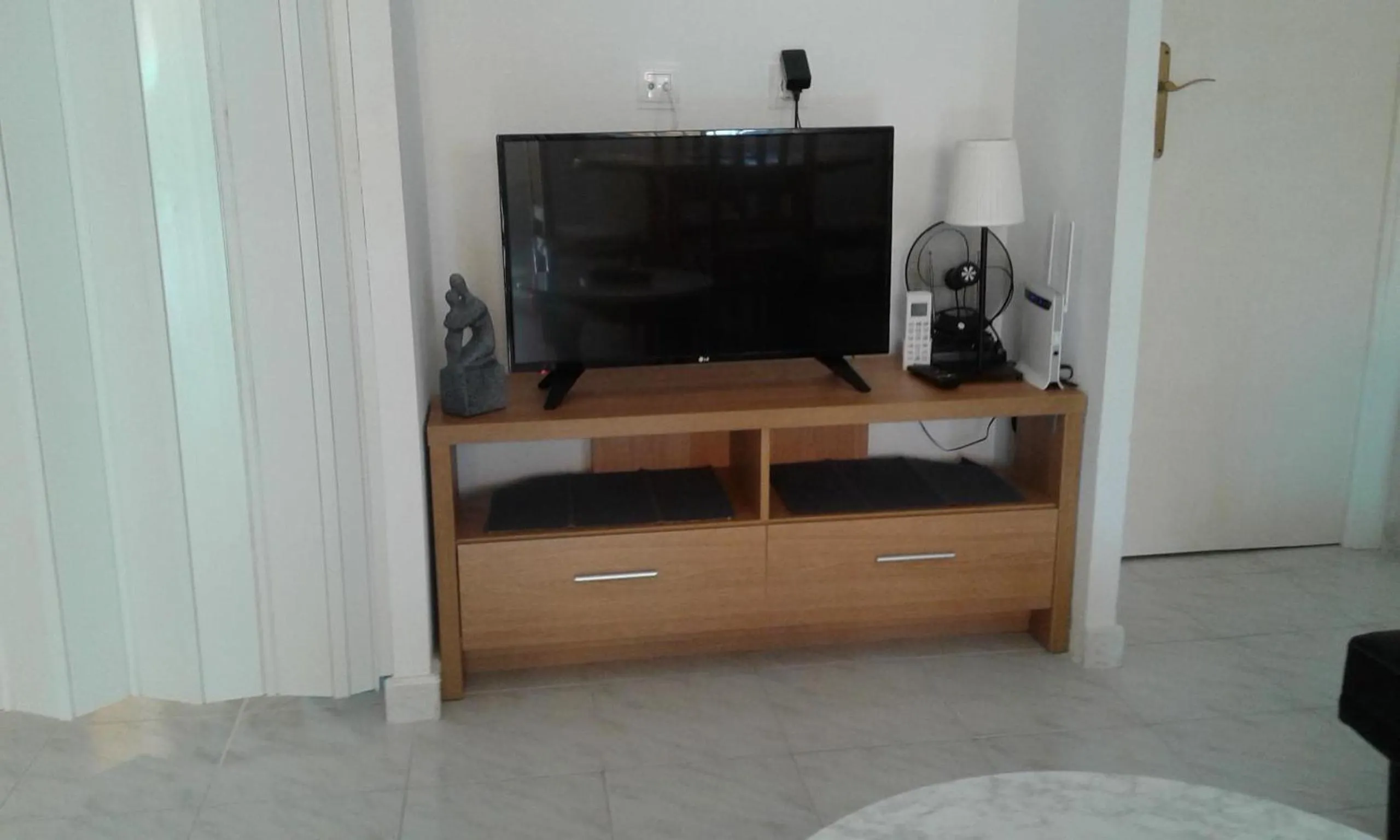 Communal lounge/ TV room in Apartement à La Mata