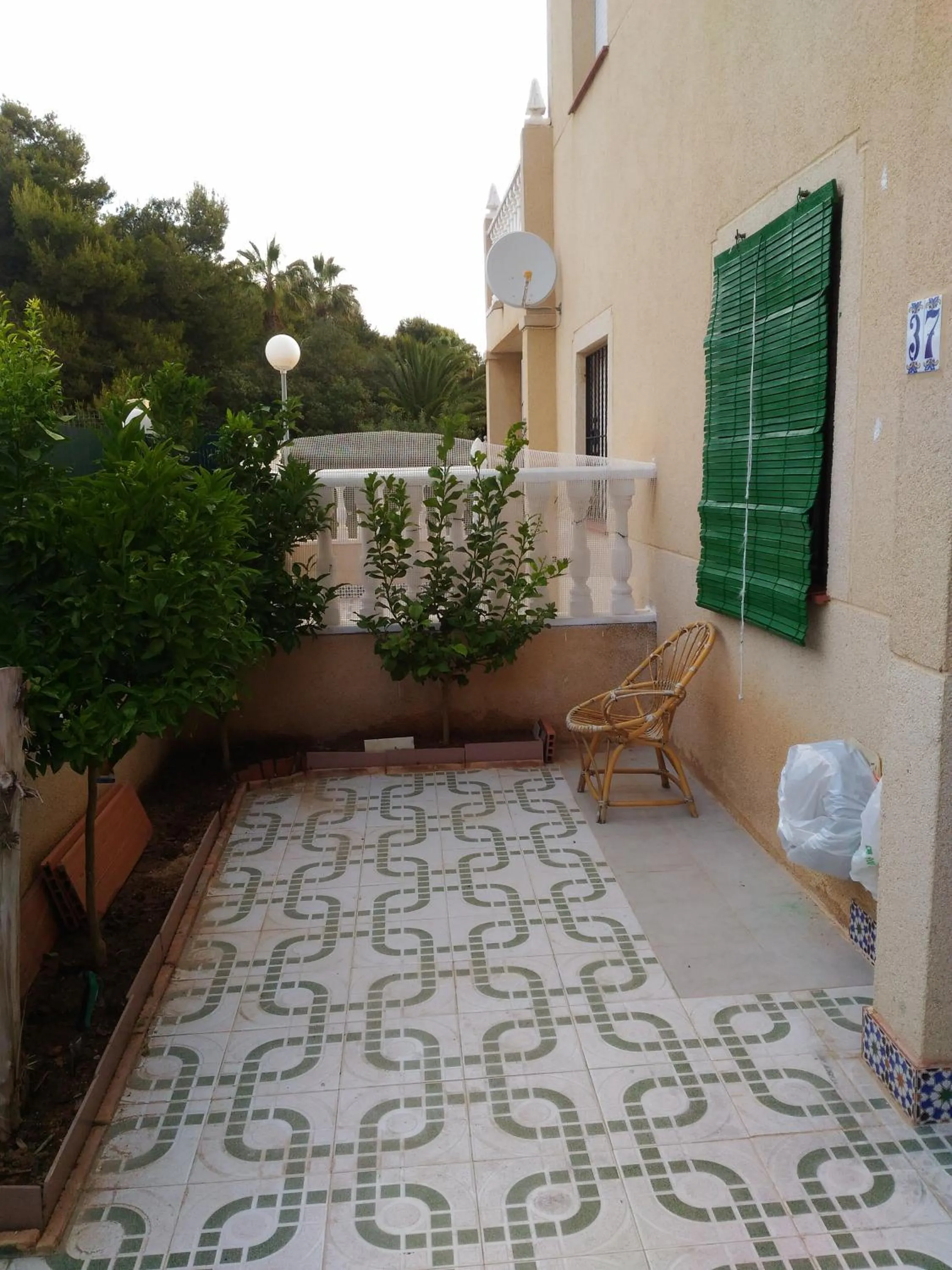 Patio in Apartement à La Mata