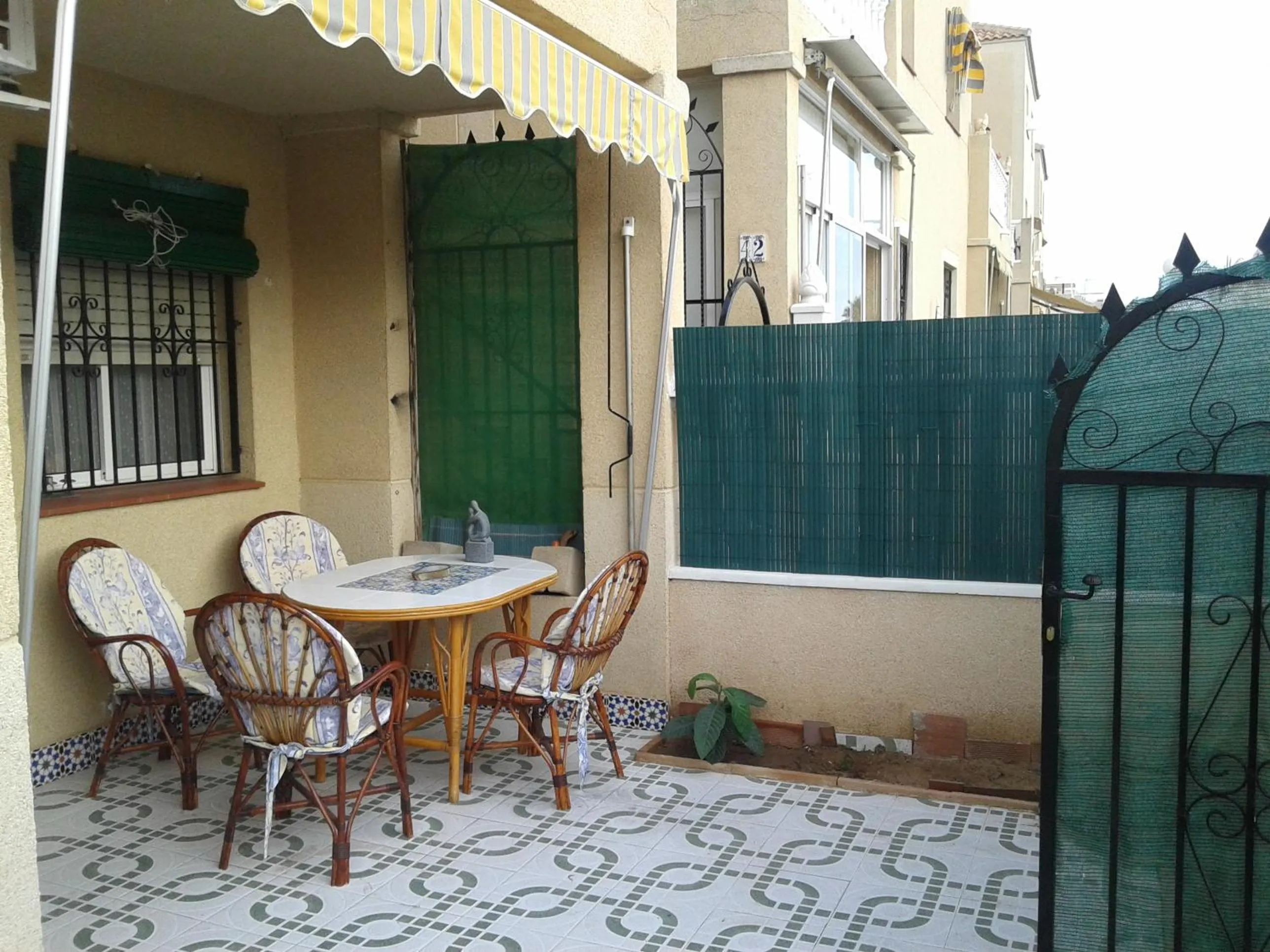 Patio in Apartement à La Mata