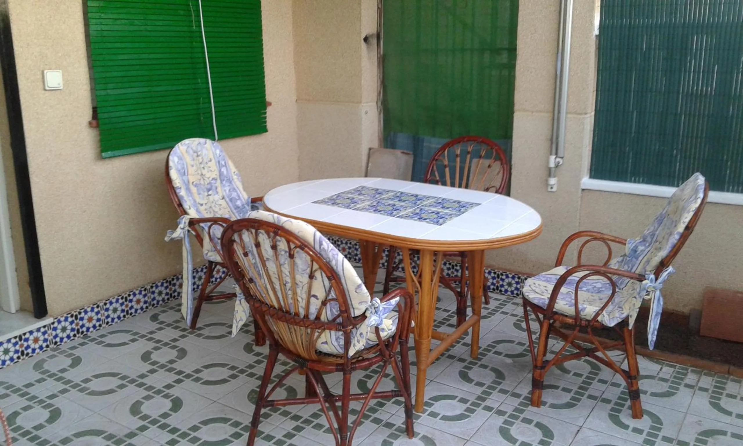 Patio in Apartement à La Mata