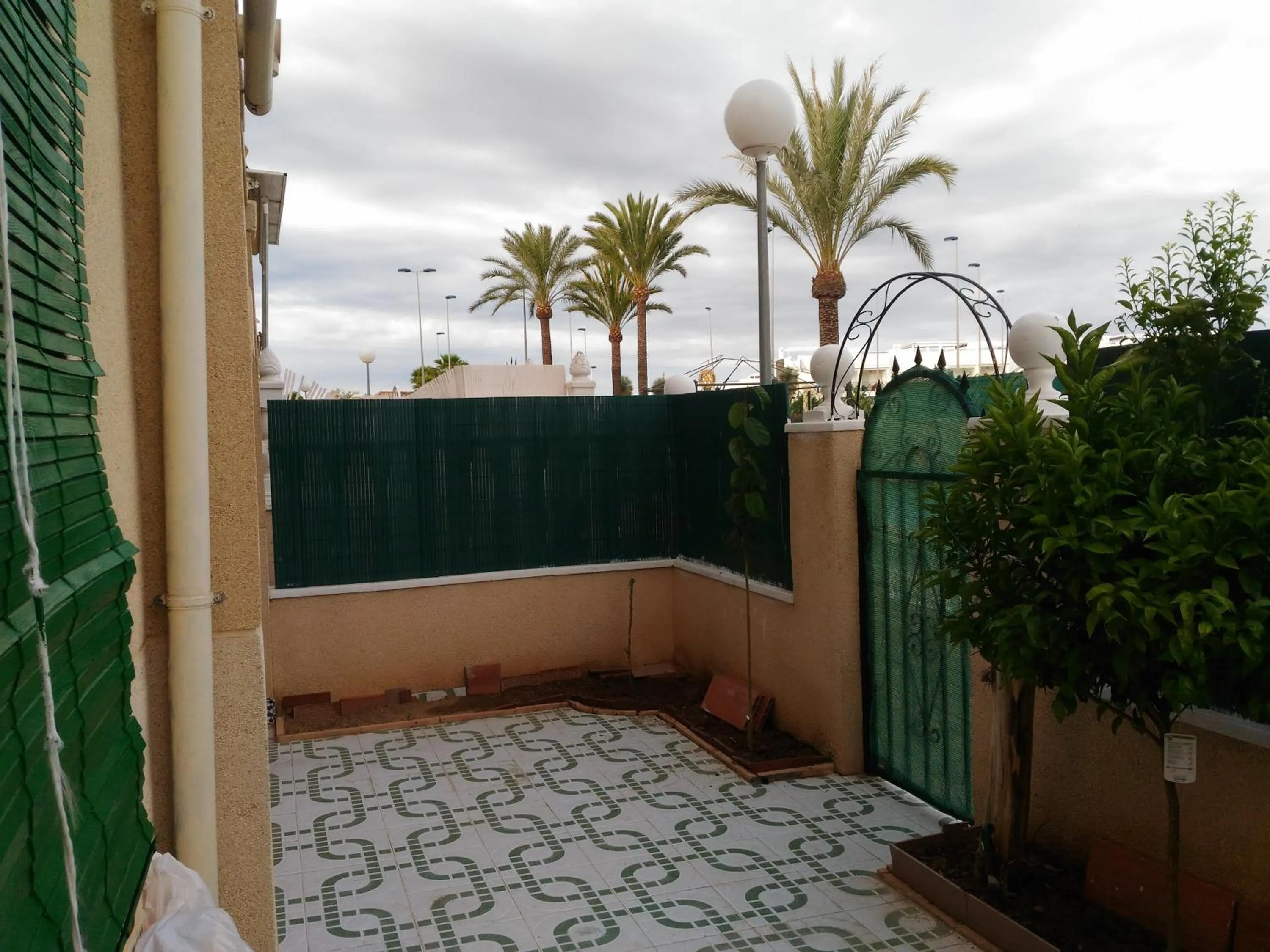 Patio in Apartement à La Mata