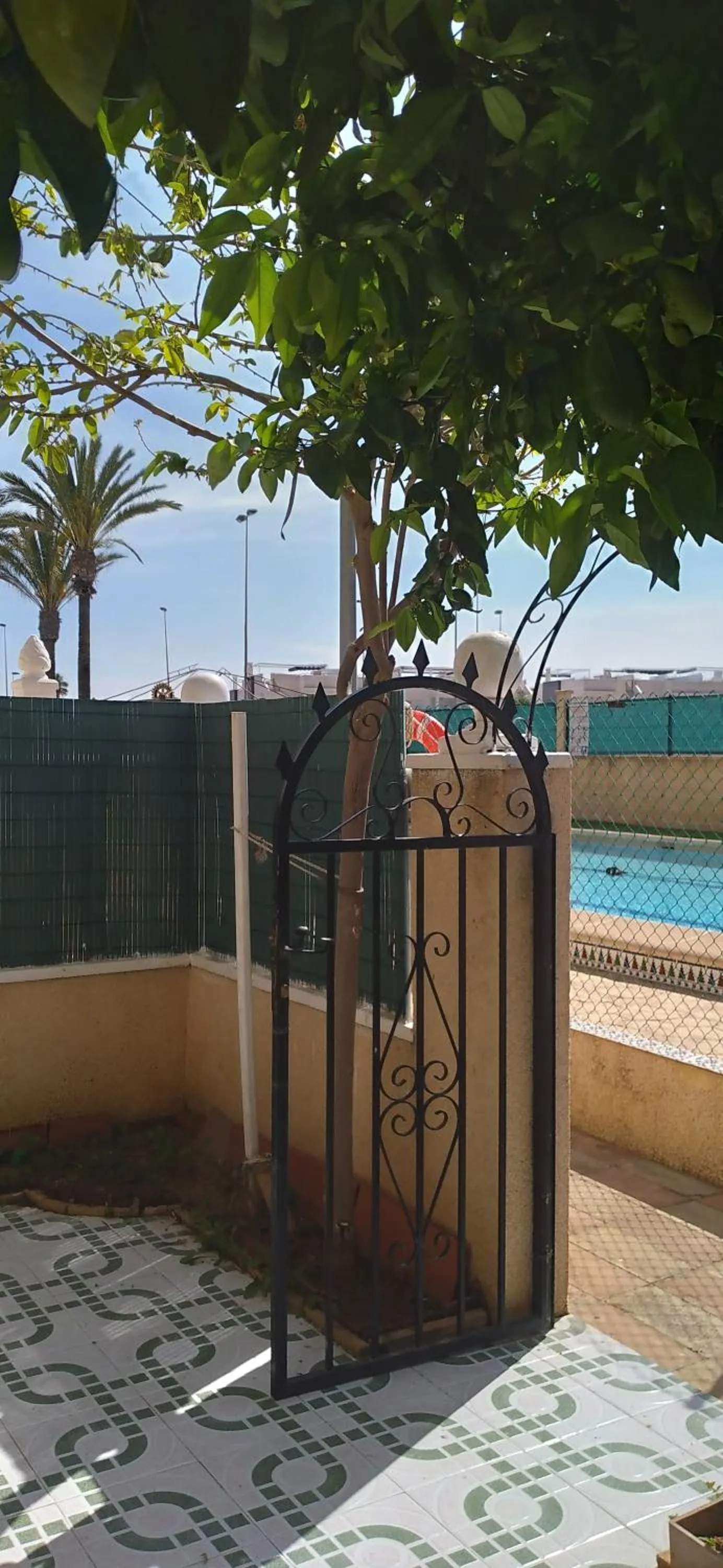 Patio in Apartement à La Mata