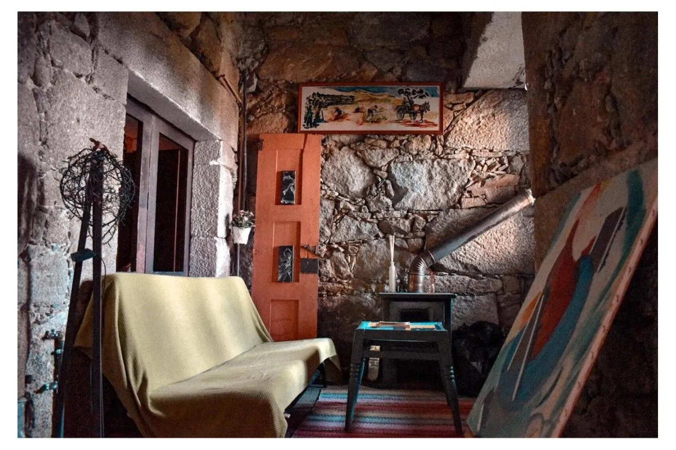 Living room in Family Adams House Hostel