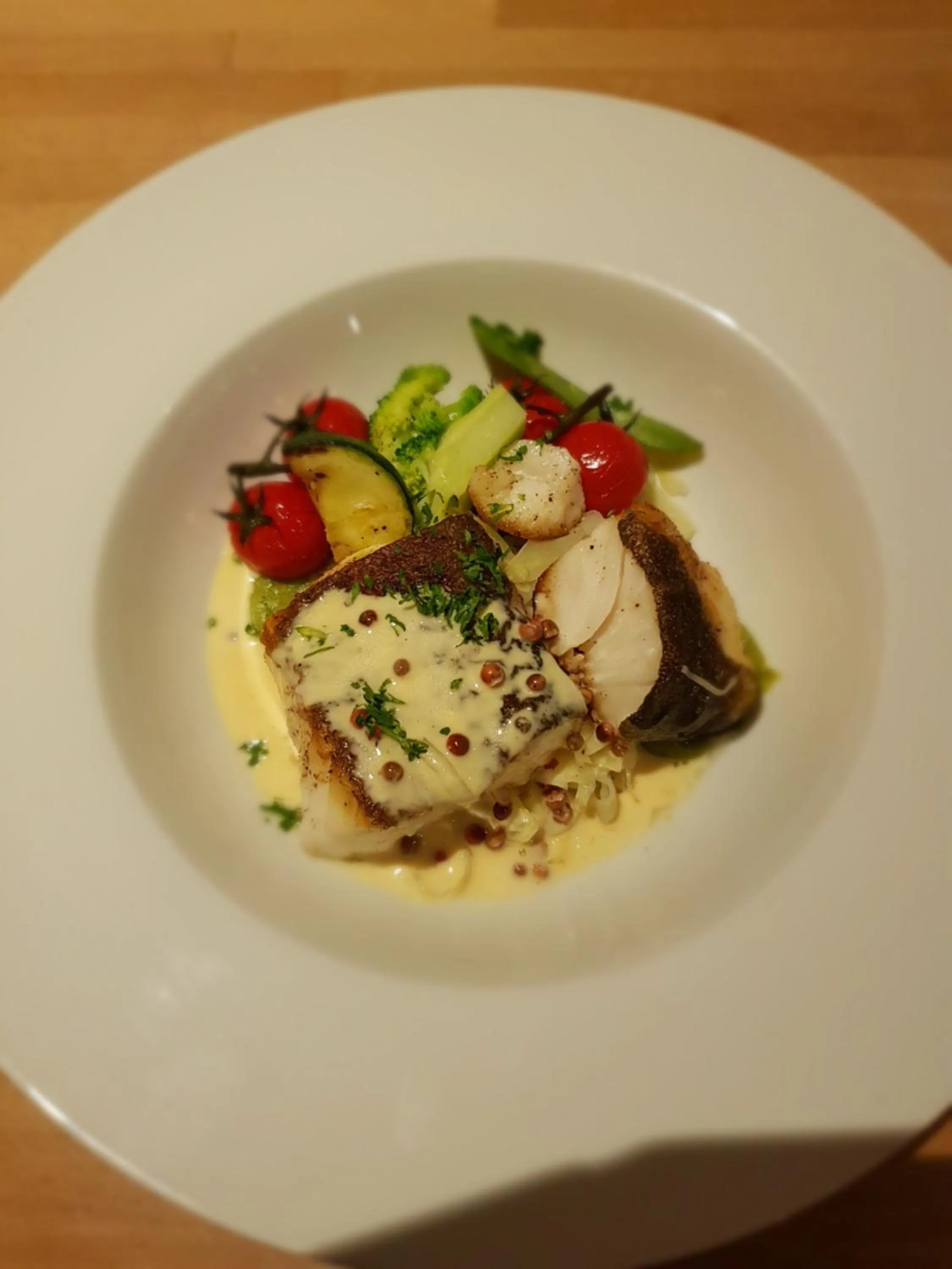 Dinner in Hotel Restaurant The Kings Head Inn